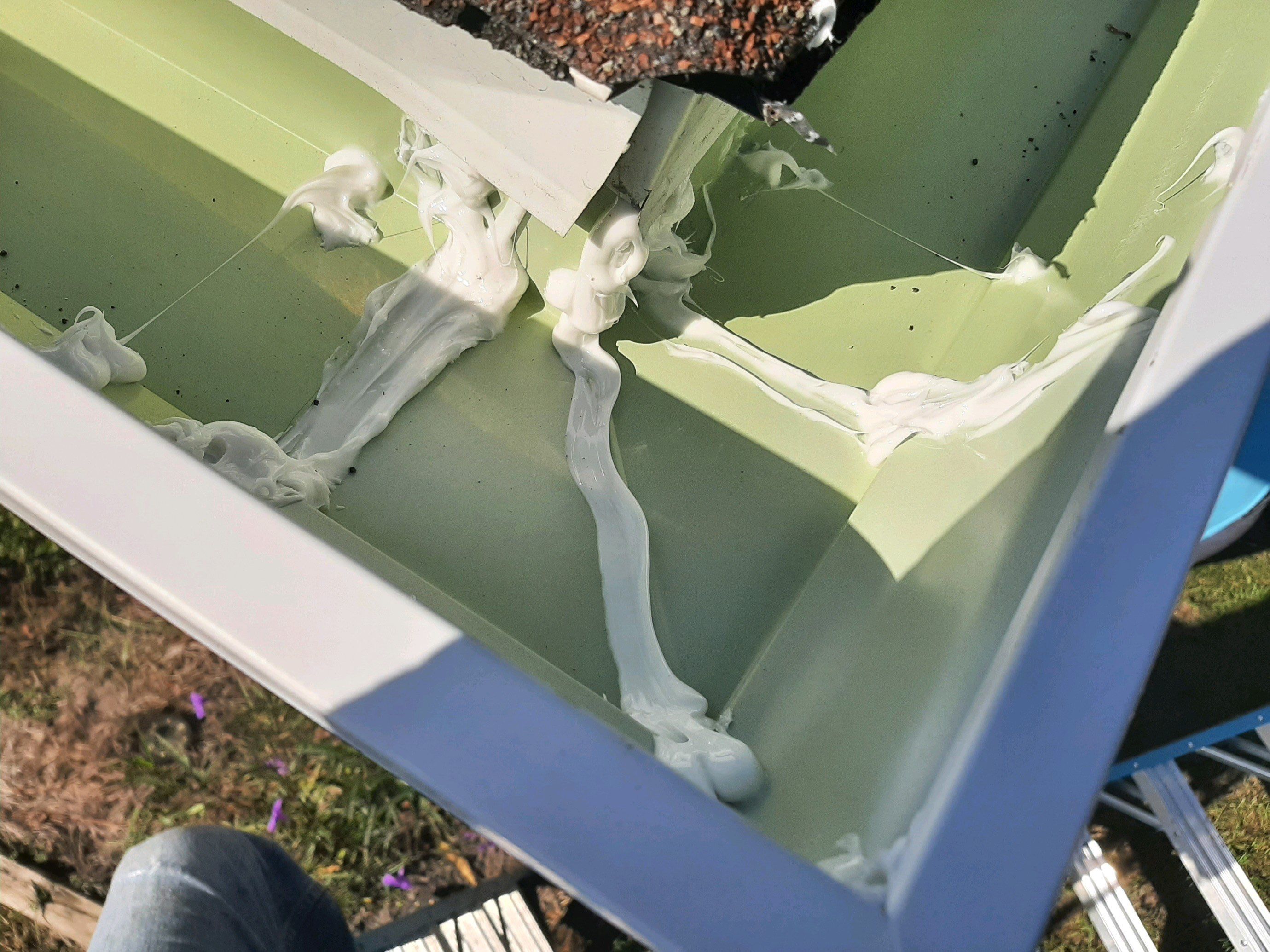 Gutter Installation using K-Style Seamless Gutters by Gutter Professors