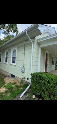 Window wells, exterior painting, basement waterproofing.