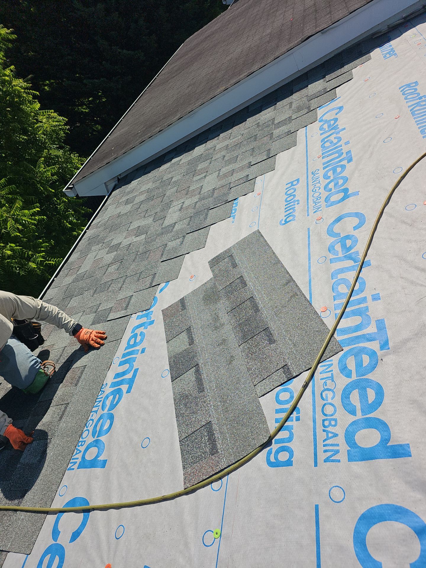 Roof Replacement - Colonial Slate by Winchester Roofing