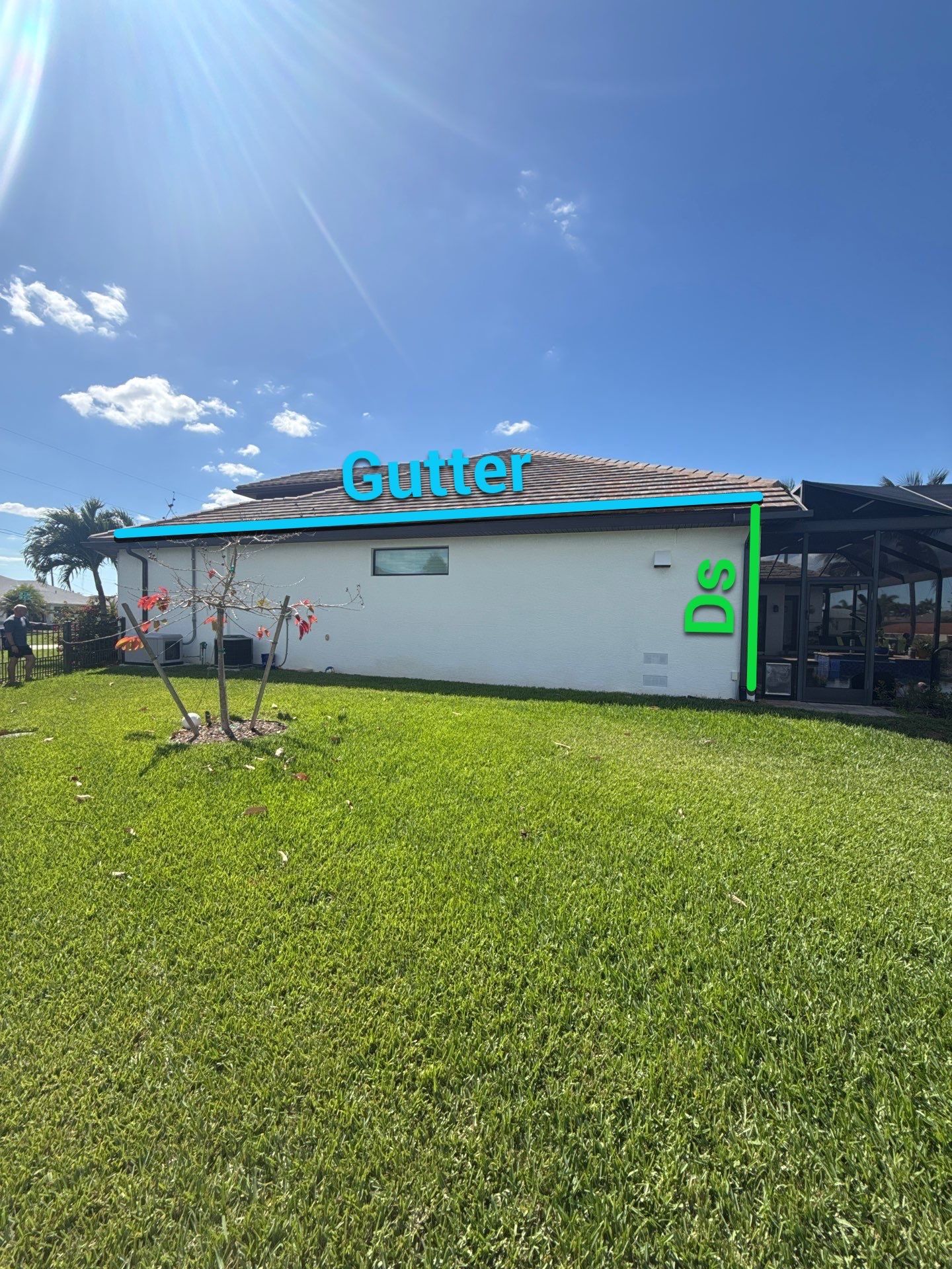 6 Inch Seamless Gutters using Musket Brown Seamless Gutters in Cape Coral FL by Gutter Professors