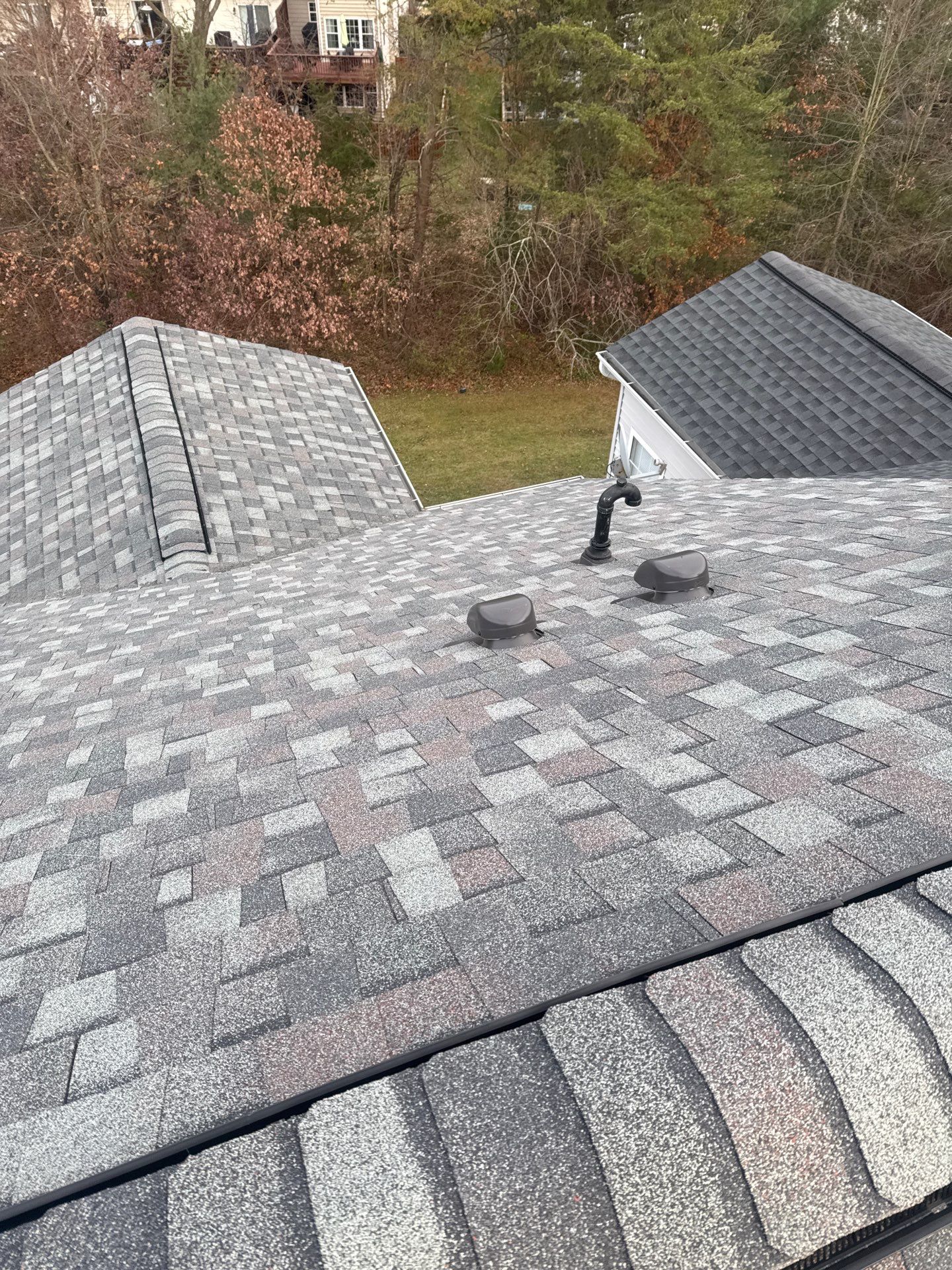 Bristow: Residential Roof Replacement with CertainTeed Landmark Pro in Max Def Colonial Slate by RM Banning, Inc.