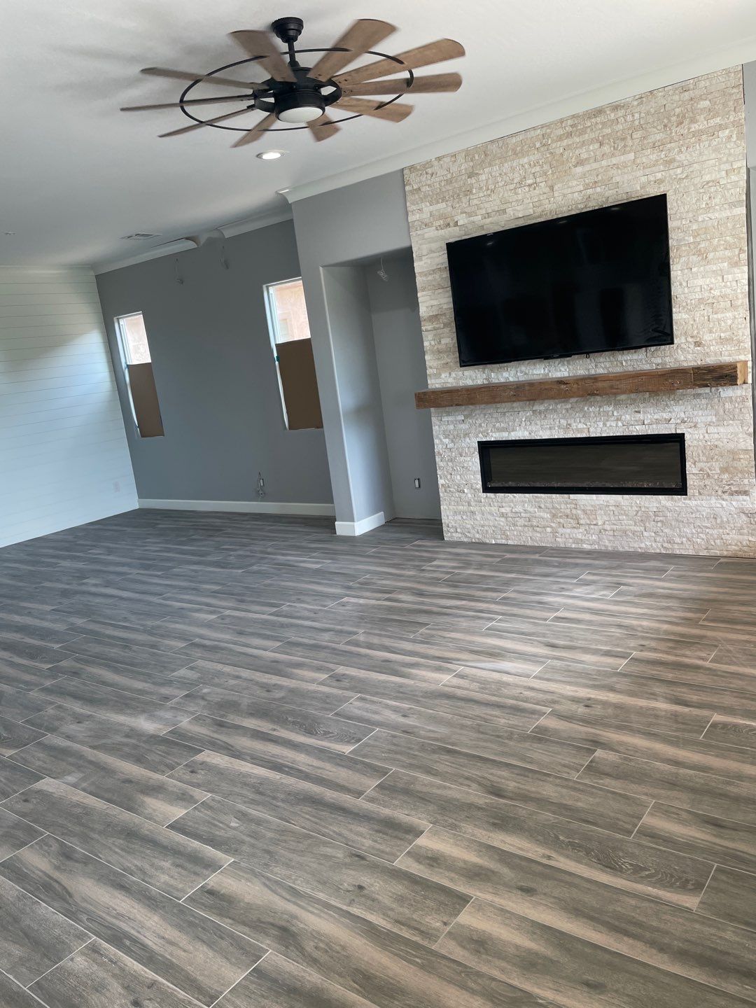 Home Remodel Using Multiple Materials  by Footprints Floors of Chandler 