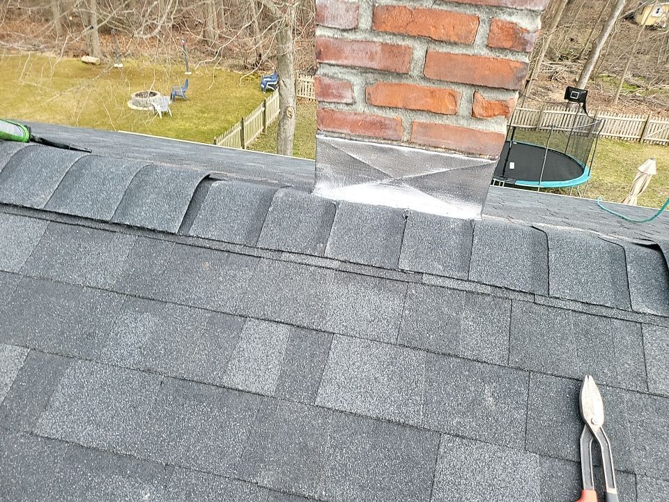 Residential Roofing Installation using Owens Corning TruDefinition Onyx Black by A Plus Exterior