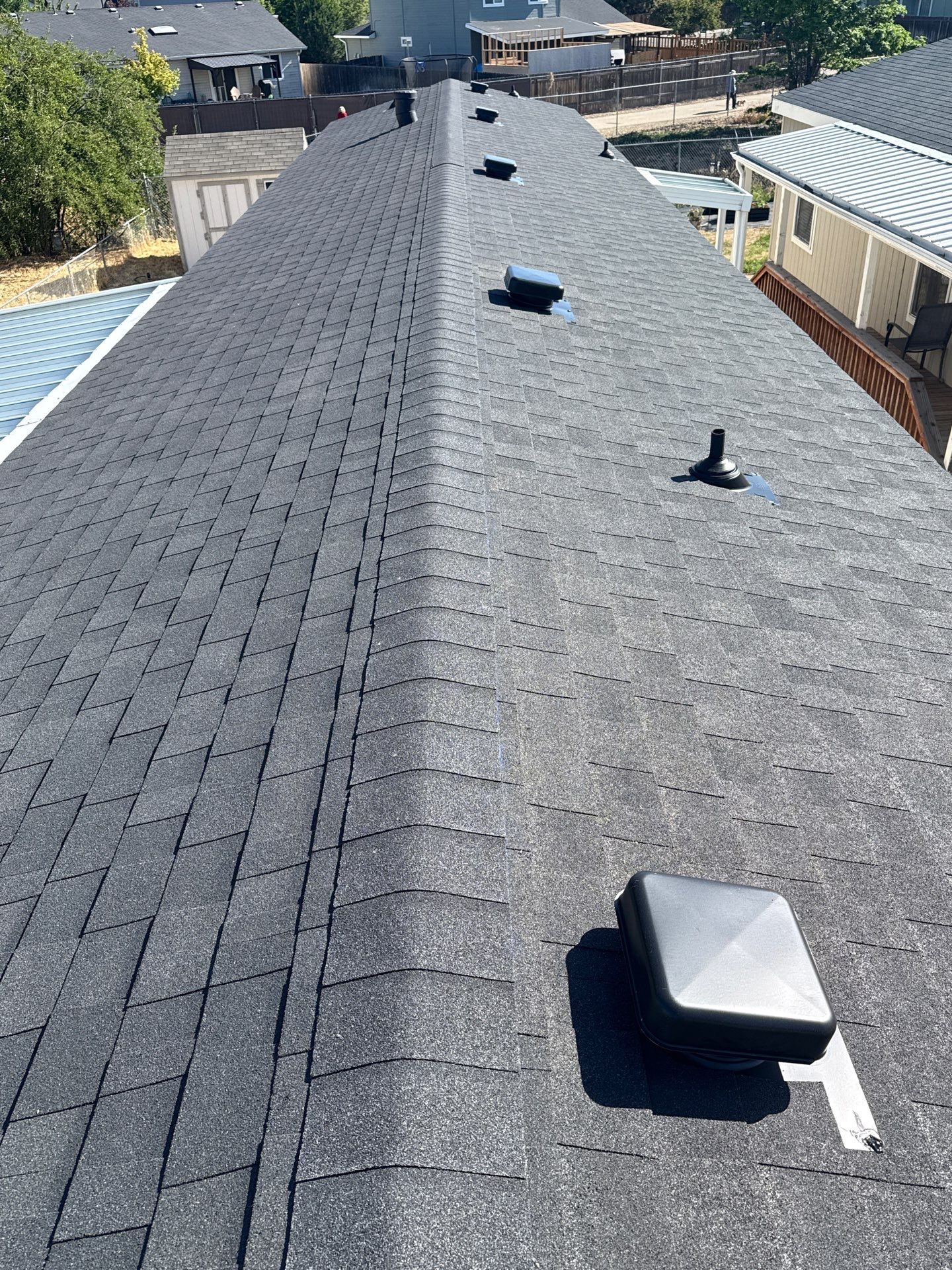 Meridian Residential Roof Replacement Featuring Oakridge Asphalt Shingles by Olive Roofing