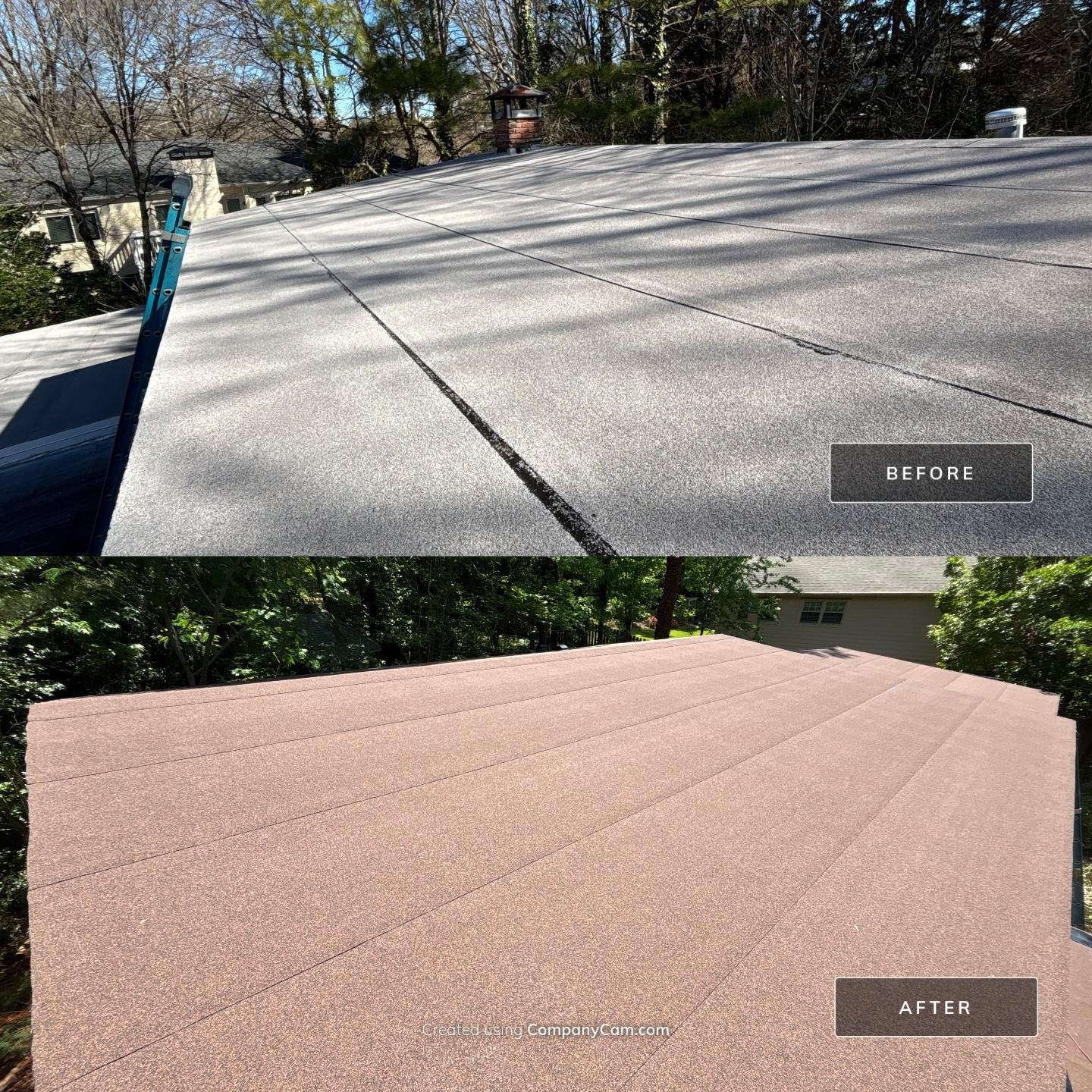 Roof replacement by Deerfield Roofing LLC
