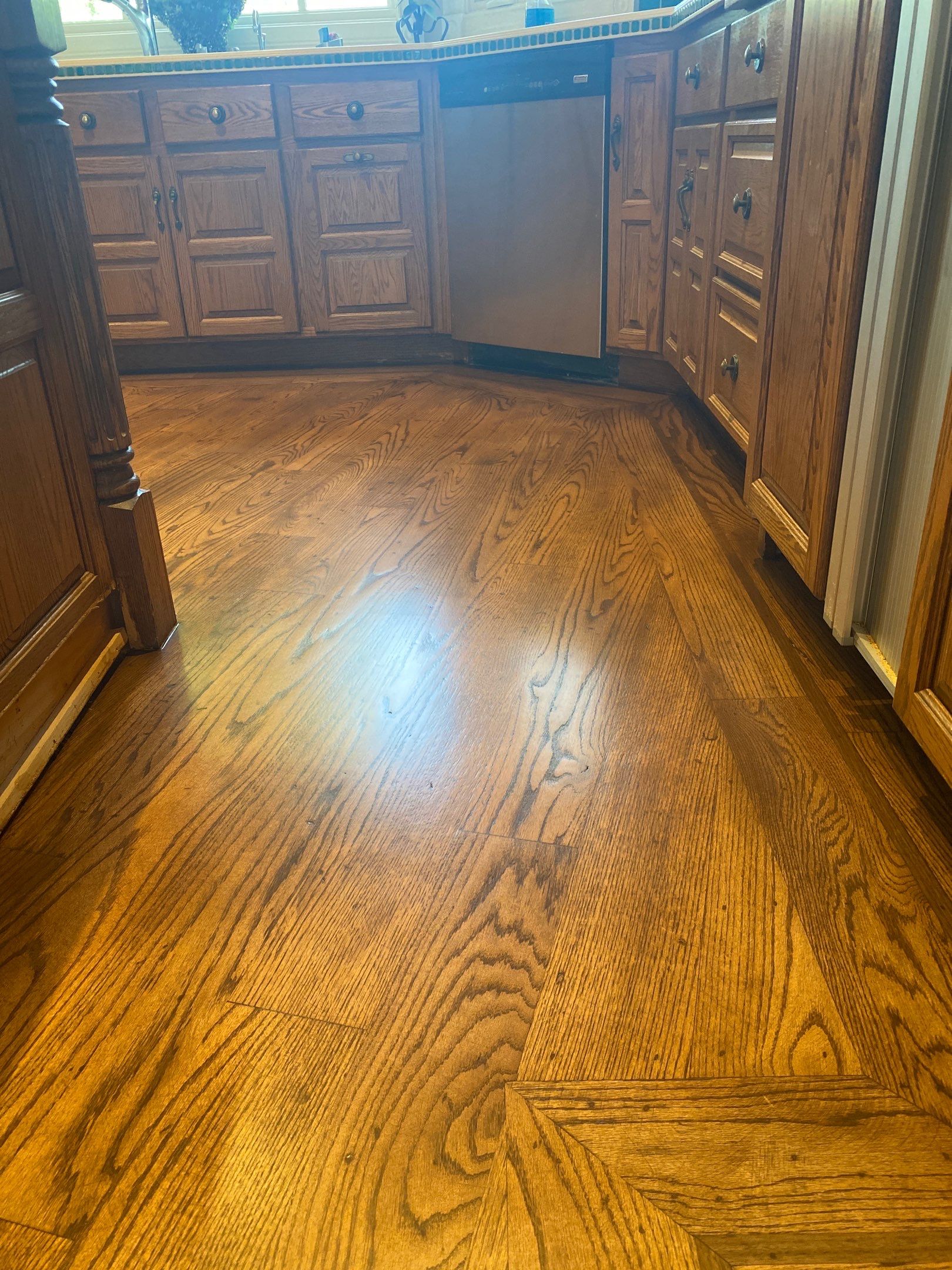 Flood damaged floor repair by Footprints Floors South Sacramento