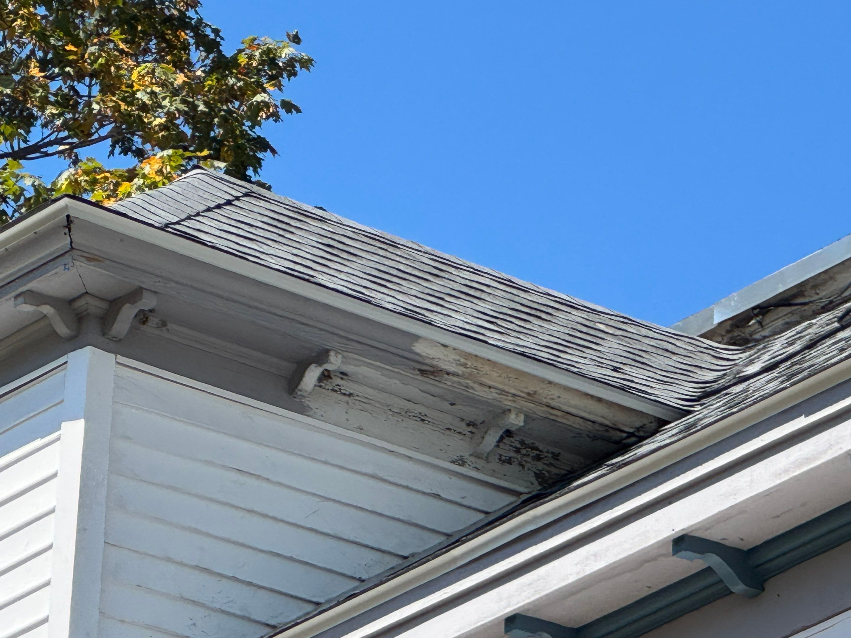 Full Roof Replacement on Historic Farmhouse with Decking Replacement – Repeat Customer by Sensible Home Solutions