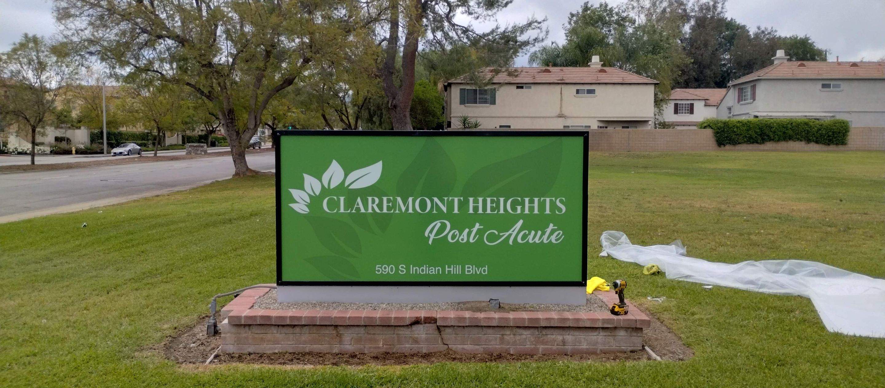 Project in Claremont by Golden State Signs