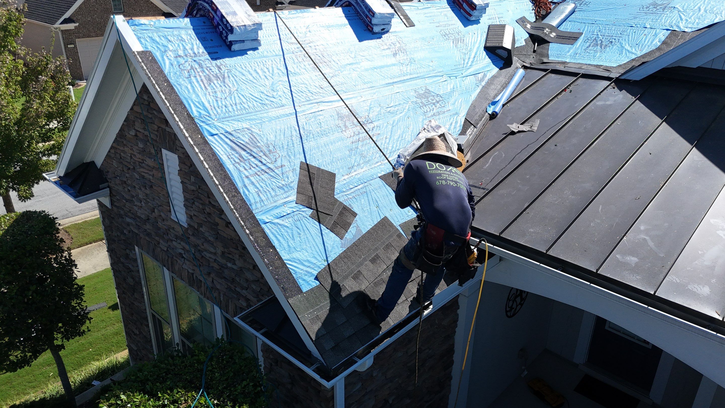 Collier Bridge Lane Braselton Roof Replacement  by Dom Roofing & Restoration