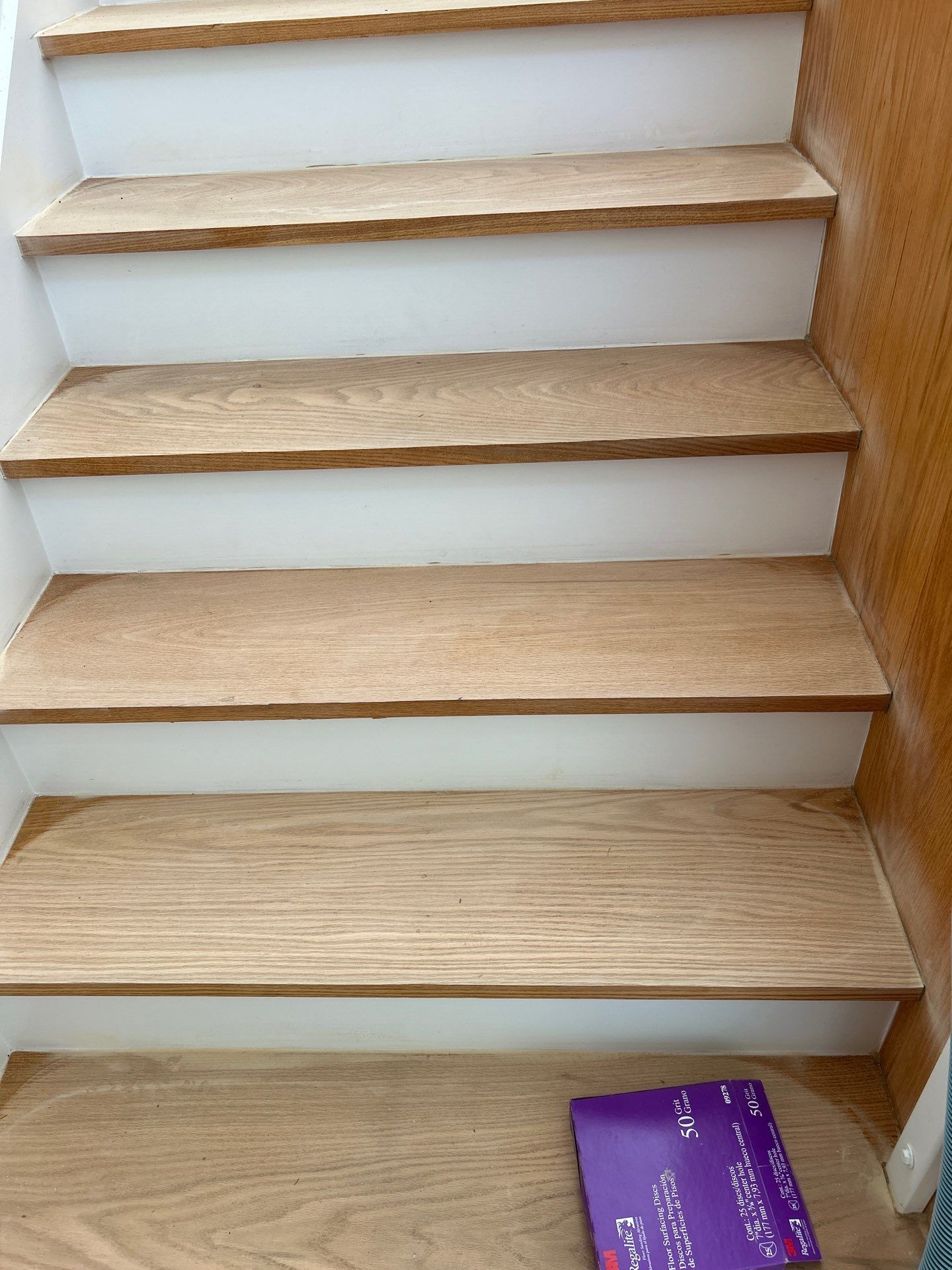 Natural Red Oak floor refinish by Footprints Floors of East Atlanta
