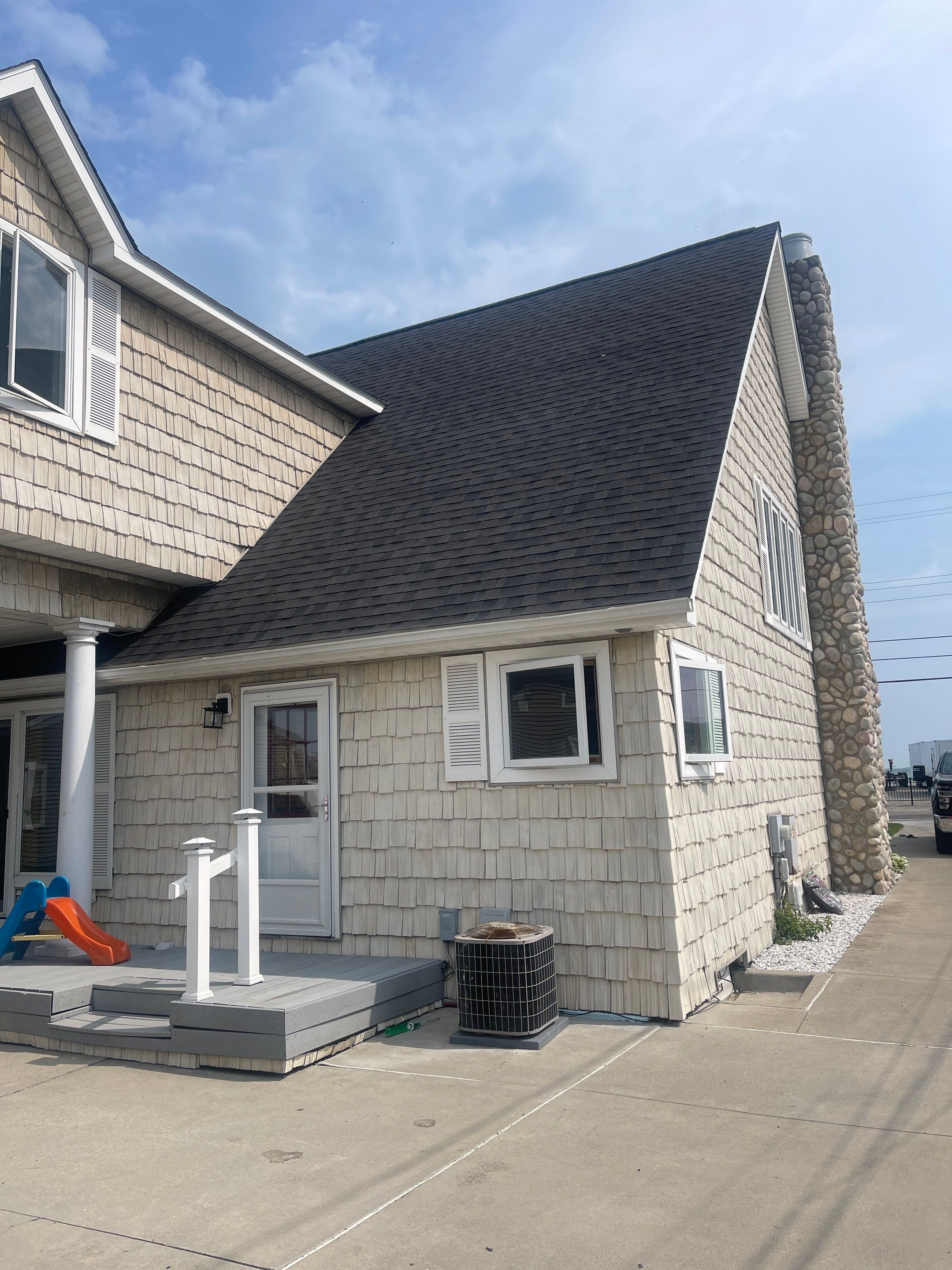 Residential Roofing Installation using IKO Dynasty - Glacier by JNR Roofing LLC
