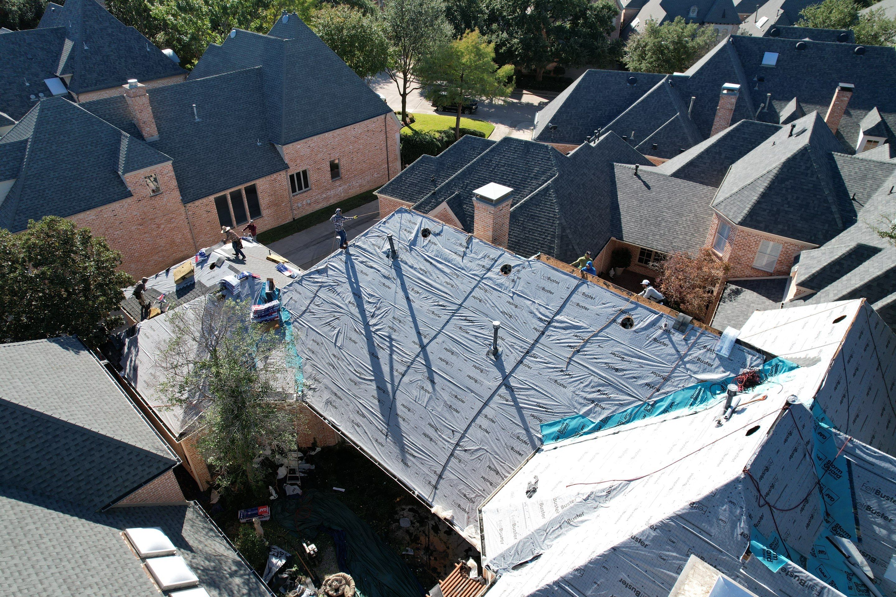 Project in Dallas by Zeus Exteriors