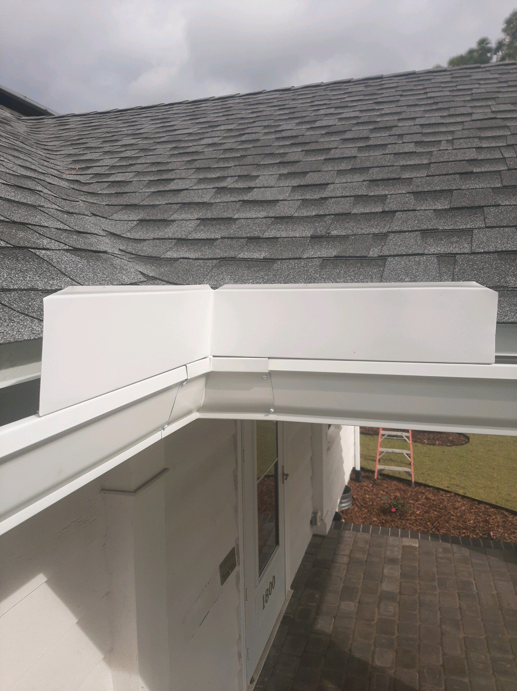 Gutter Installation using K-Style Seamless Gutters by Gutter Professors