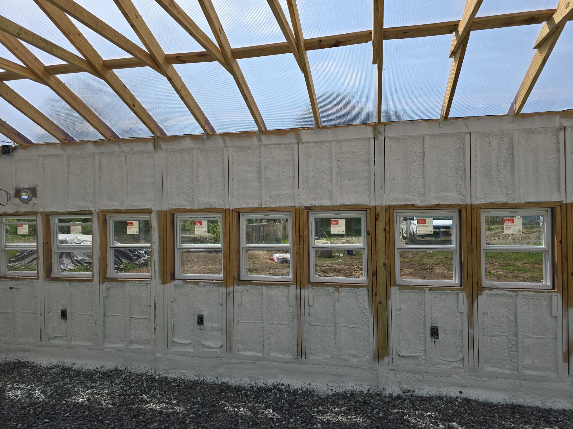 New Construction using Closed Cell Spray Foam by NYS Foam & Energy