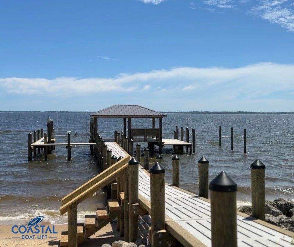 Waterfront Construction + Boat Lift Installation