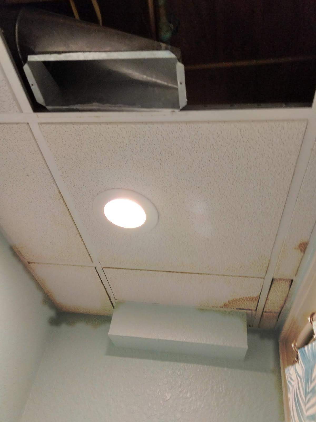 Ceiling Tile & Bathroom Vent Replacement - Columbia, IL by Legendary Services Company LLC.