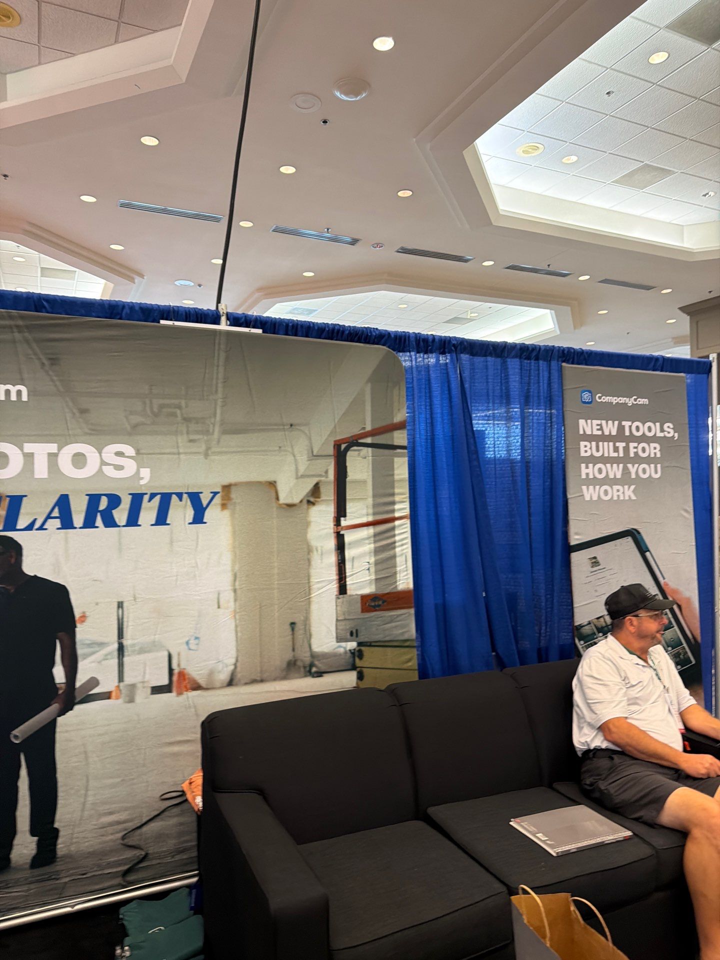 Commercial Exhibit and Branded Booth Installation in Dallas by CompanyCam Sales Demo