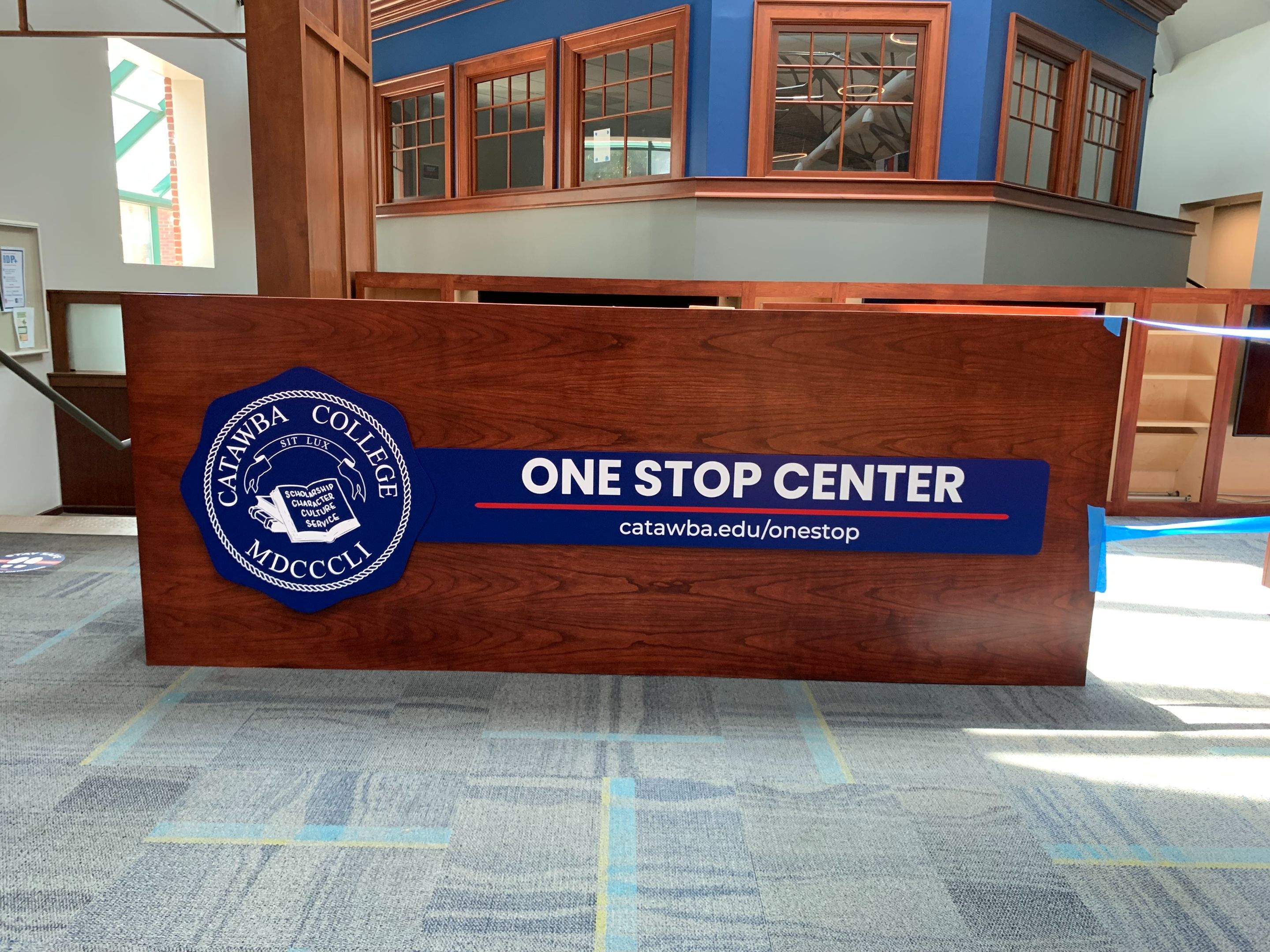 Catawba College - Acrylic Desk Signage by QC Signs and Graphics