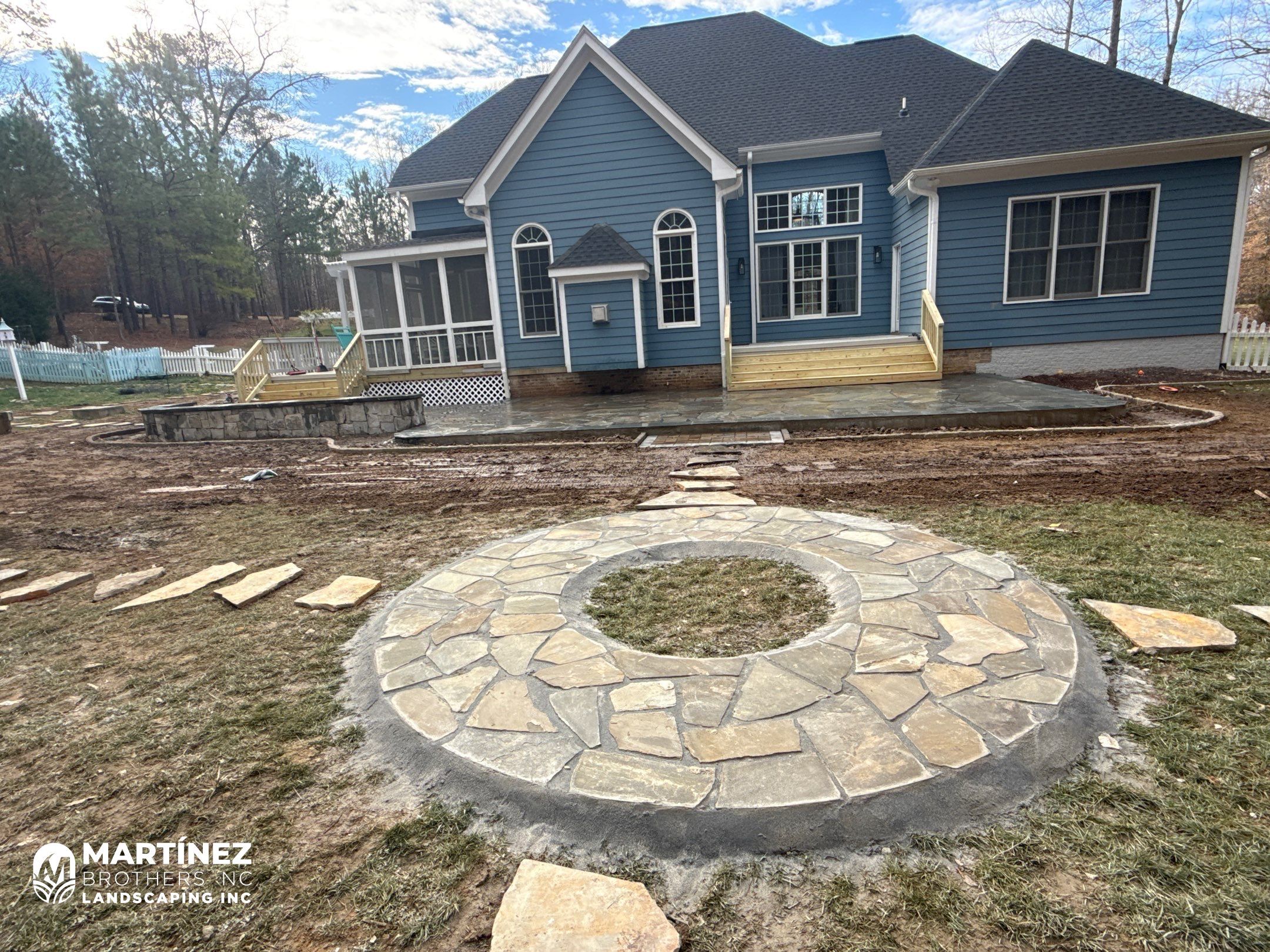 Hardscaping in Pittsboro by Martinez Brother’s Nc Landscaping Inc