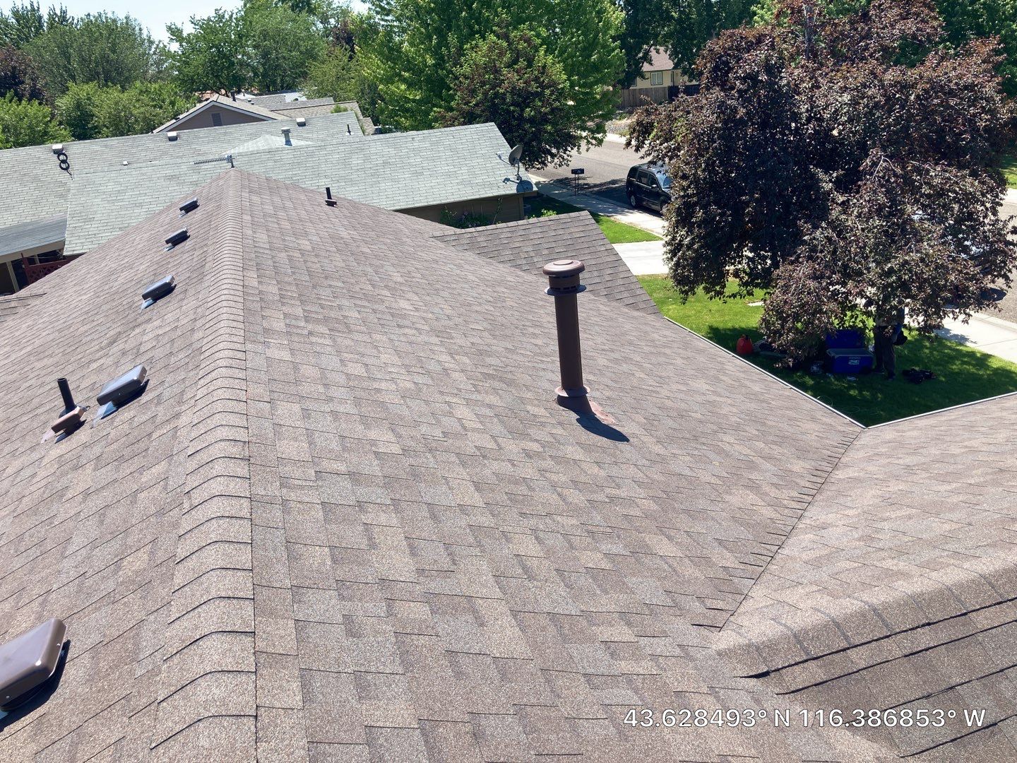 Meridian Idaho Residential Roofing Installation using Owens Corning by ID Roofing LLC