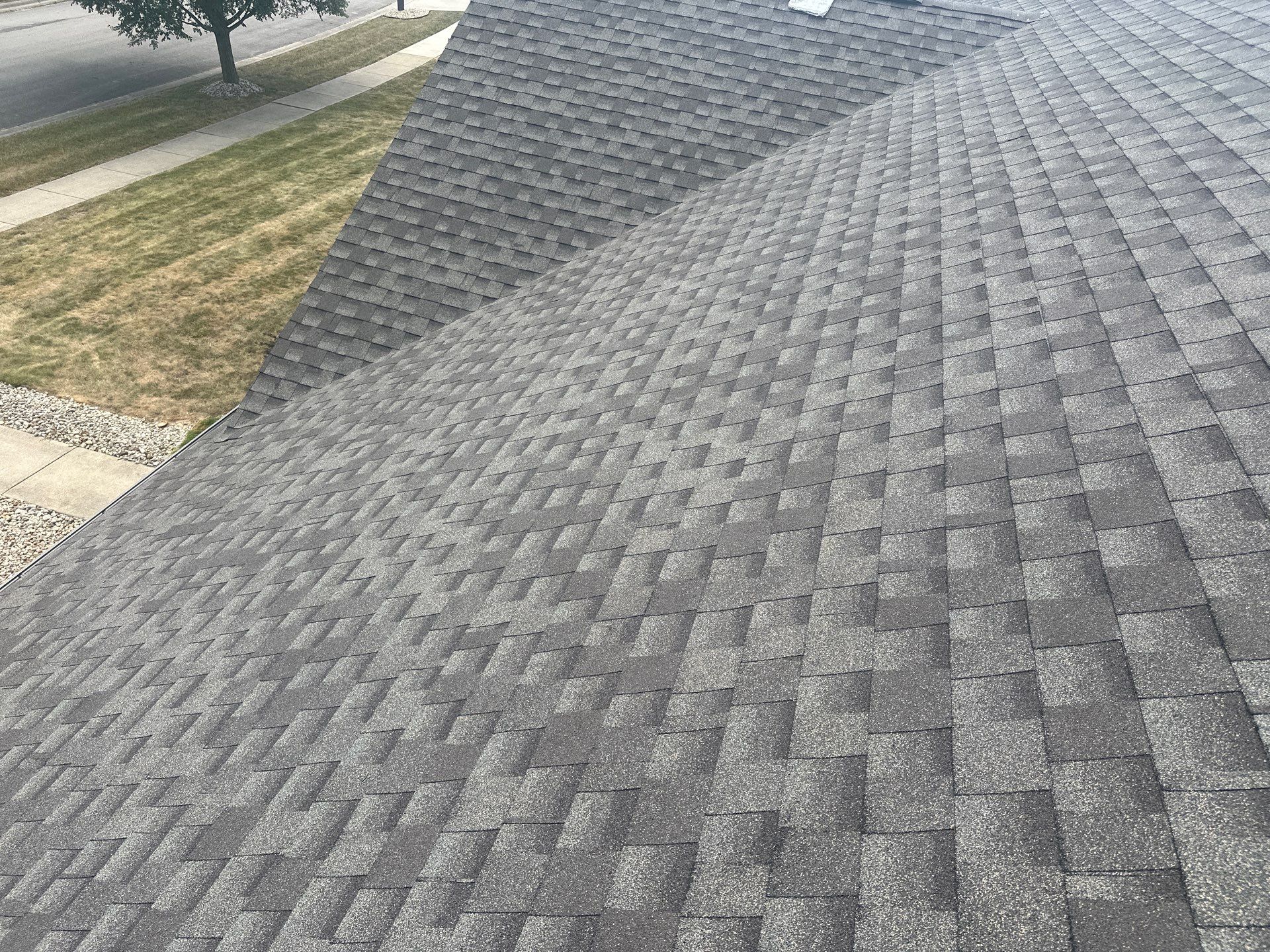 Residential Roofing Installation using Timberline HDZ Shingles - Weathered Wood by RoofX 