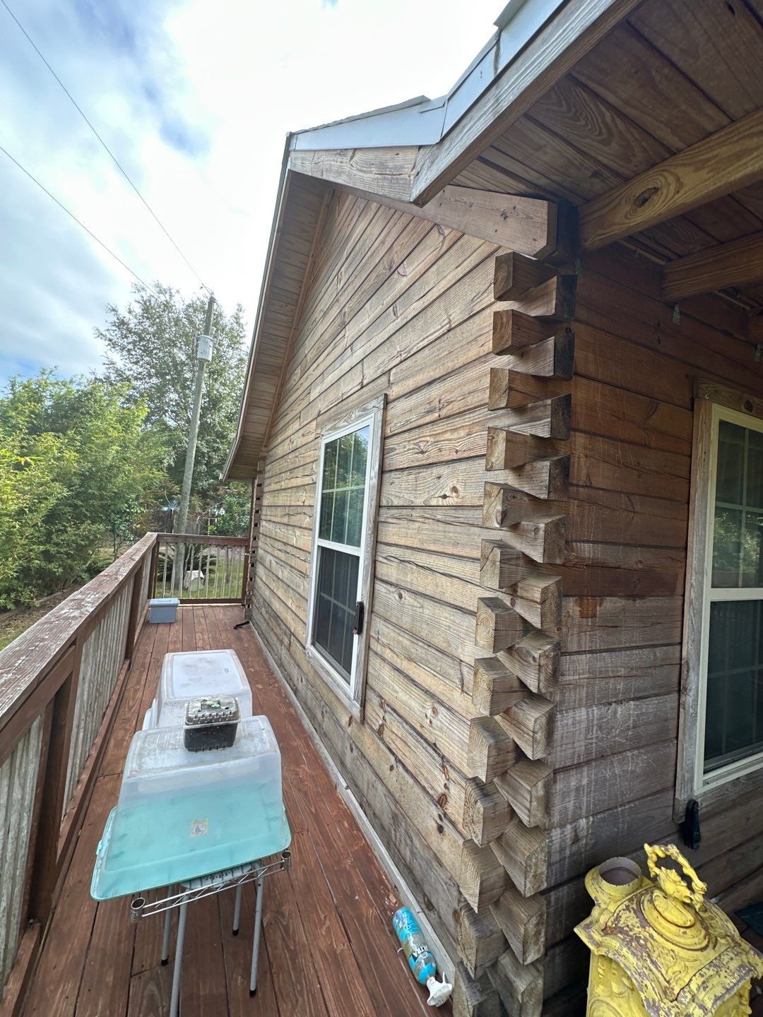 Cabin using Wood Sealant by DuraSeal