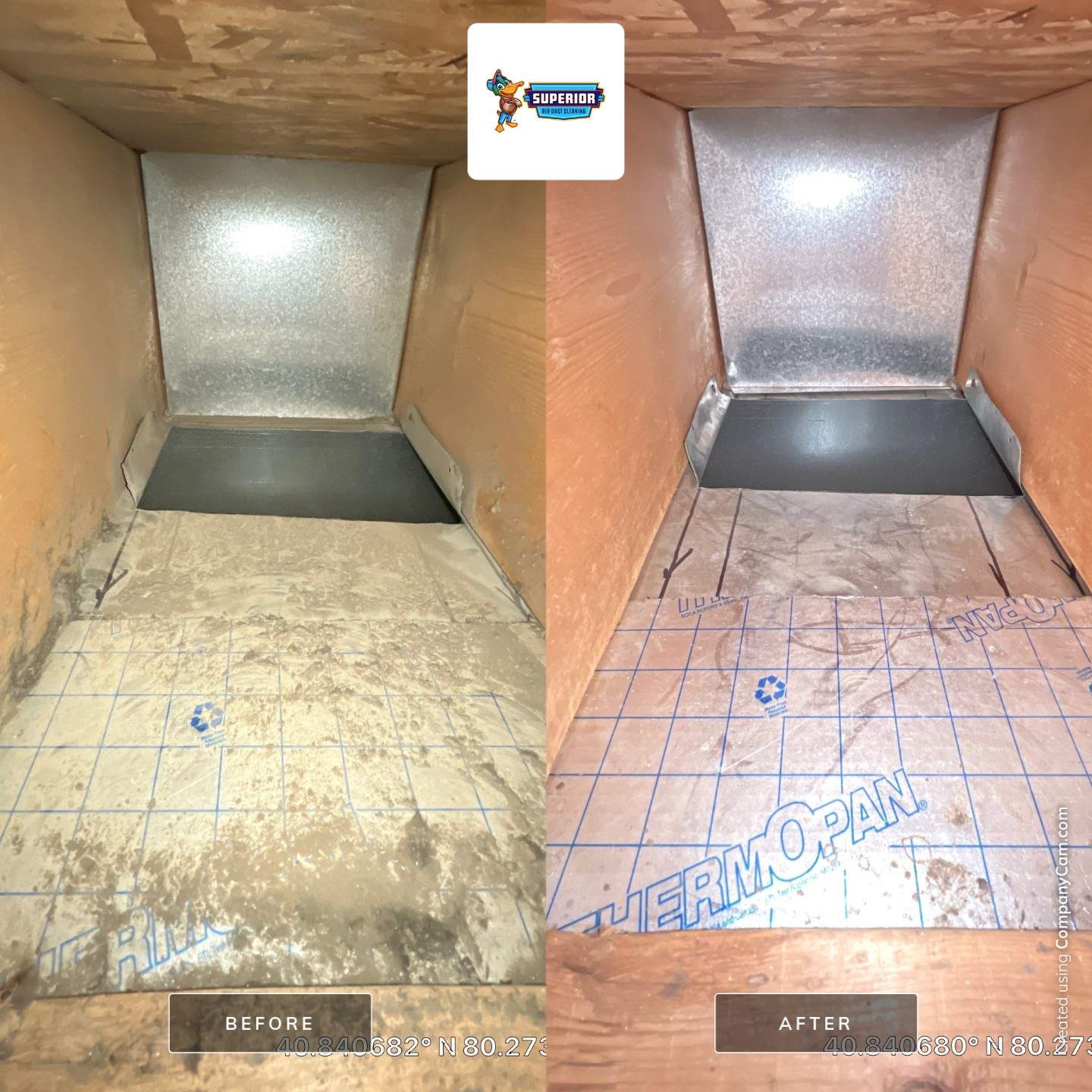 Air Duct Cleaning With a Vacuum Truck in Ellwood City, PA by Superior Air Duct Cleaning