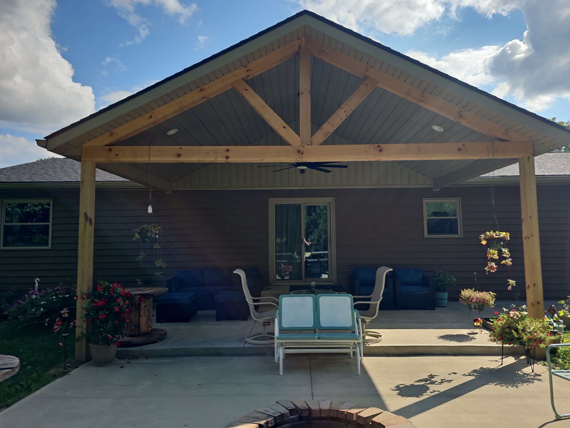 Cambridge Ohio Shingle Roof and Patio Roof Installation by Pine Ridge Roofing LLC