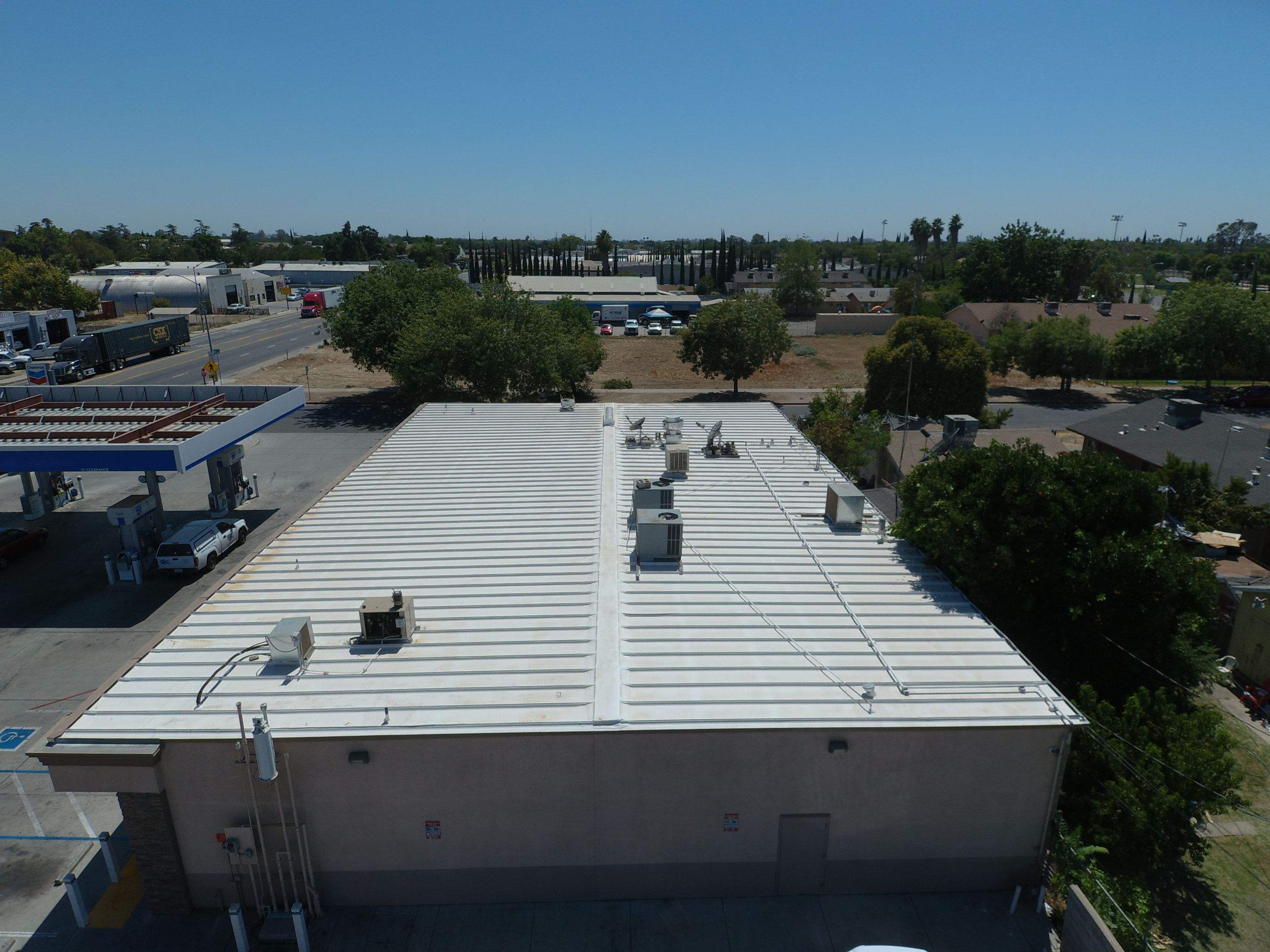  Chevron Gas Station by Straight Edge Roofing Inc