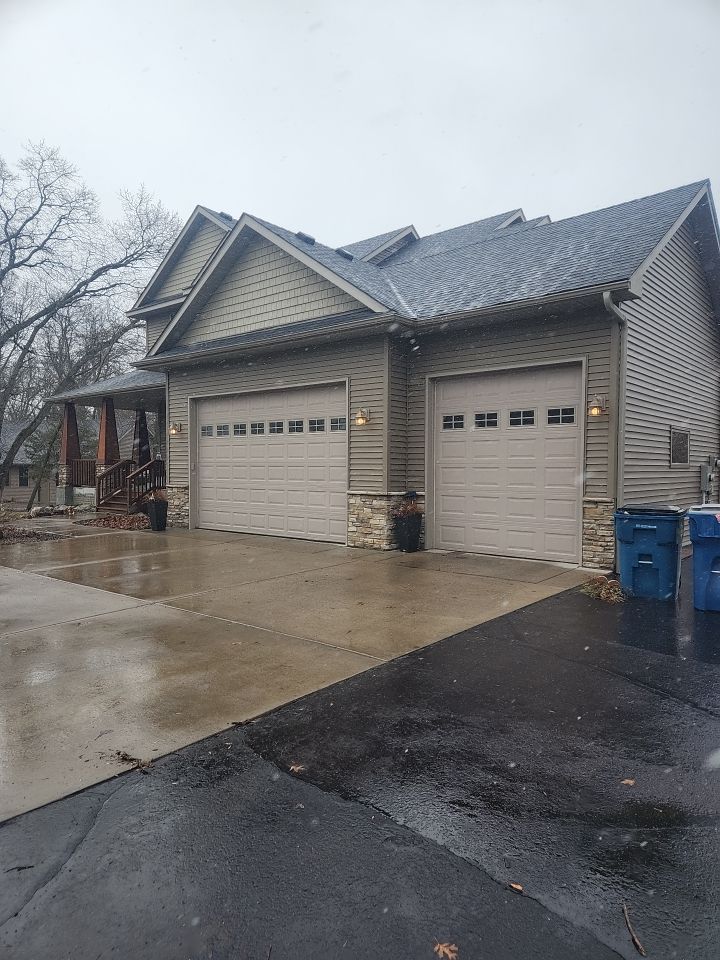 Downspout only in Big Lake by Next Level Seamless Gutters / Exteriors Inc.