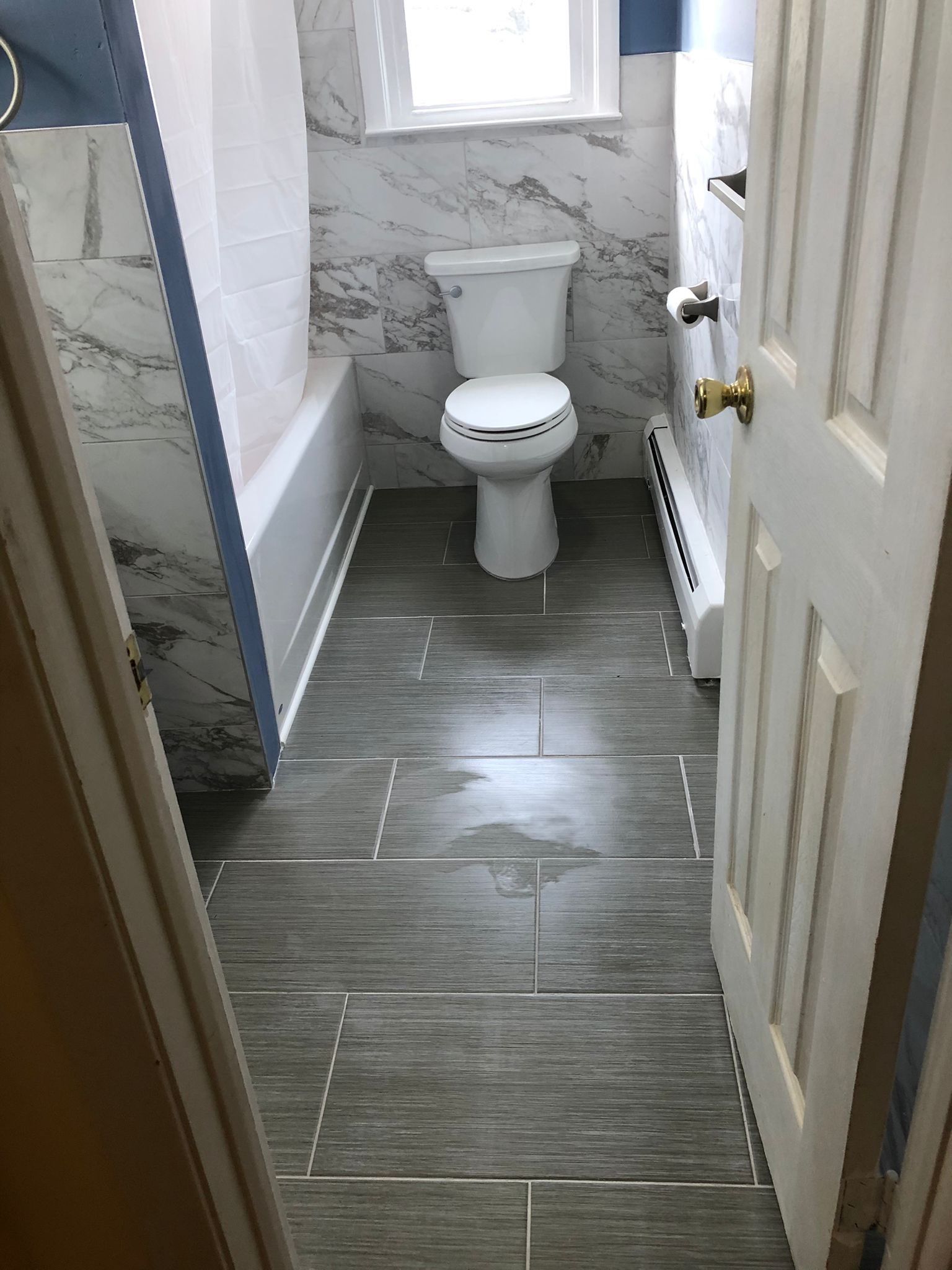 Bathroom Remodel using Tile by Home Concepts Construction