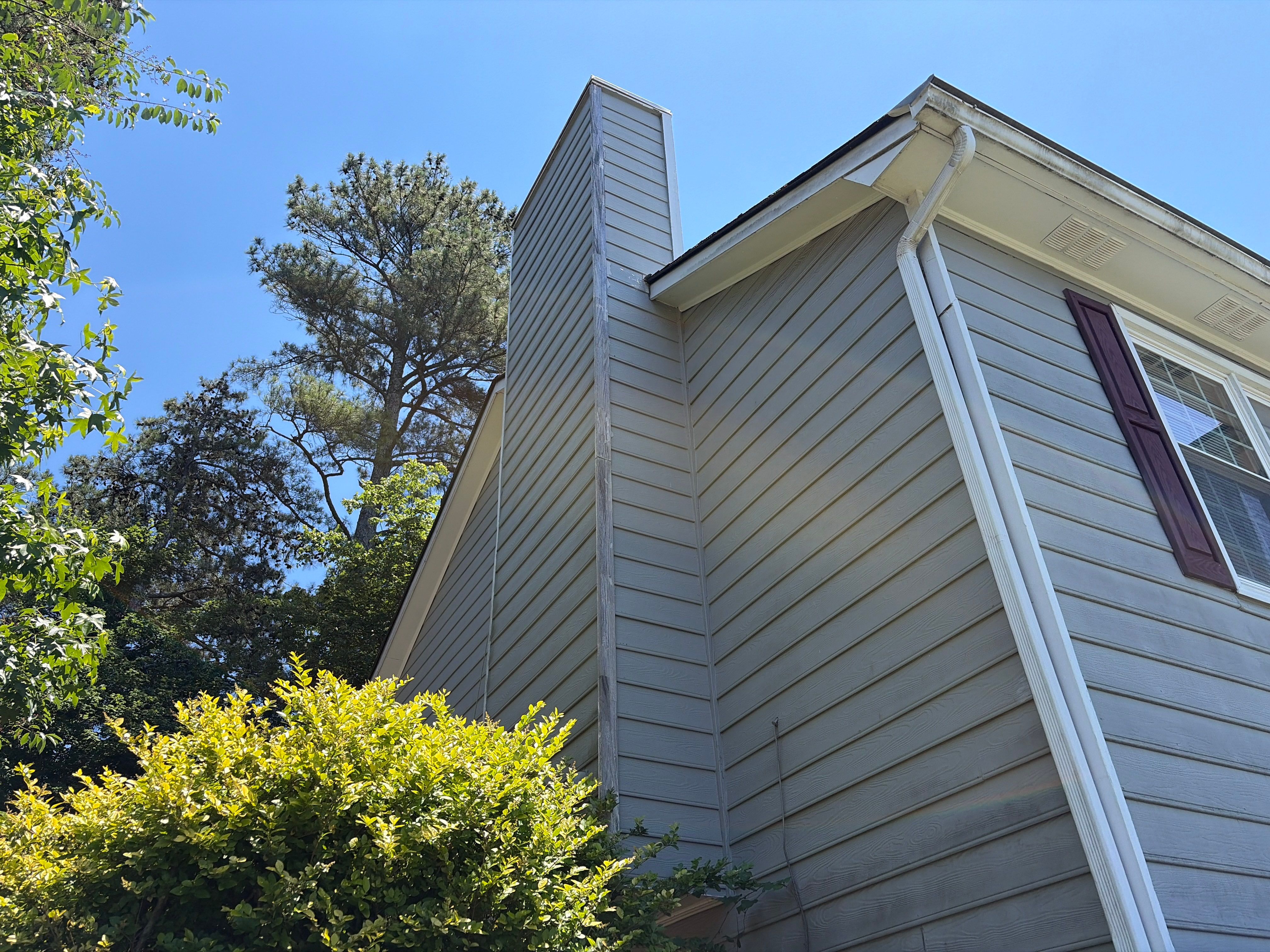 Alpharetta, GA Partial Siding Replacement, Porch Stain, and Exterior Painting by Nelson Exteriors 