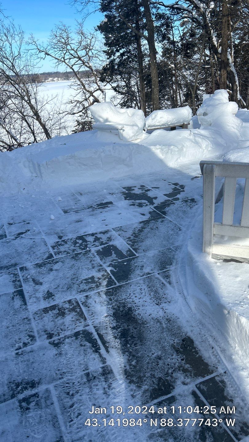 Roof Snow And Ice Dam Removal using Steamer by Stendahl Services