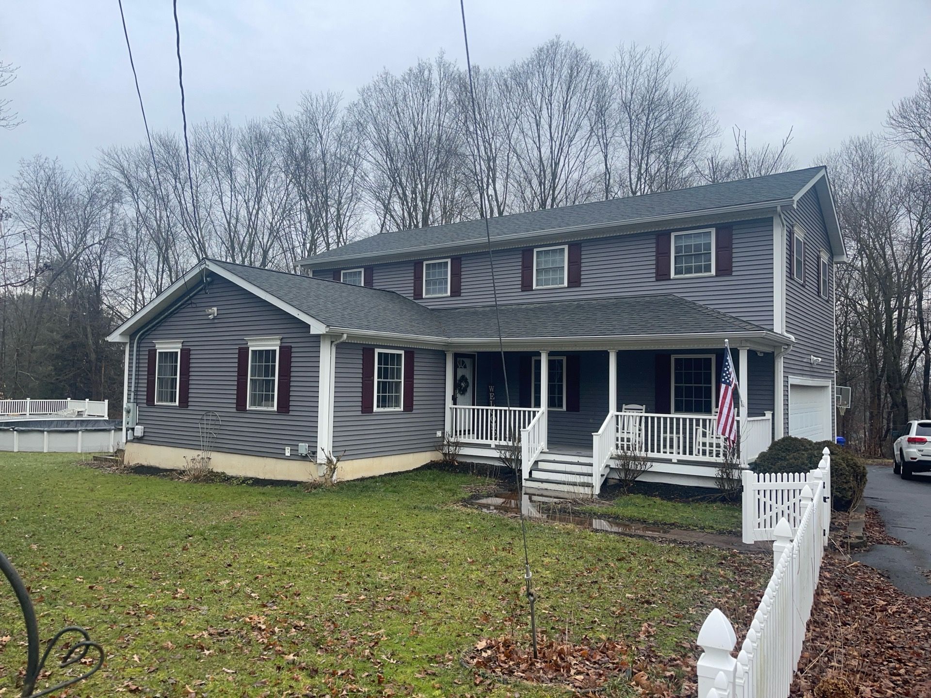 Residential Roofing Installation using Owens Corning TruDefinition Duration AR - Williamsburg Gray by A Plus Exterior