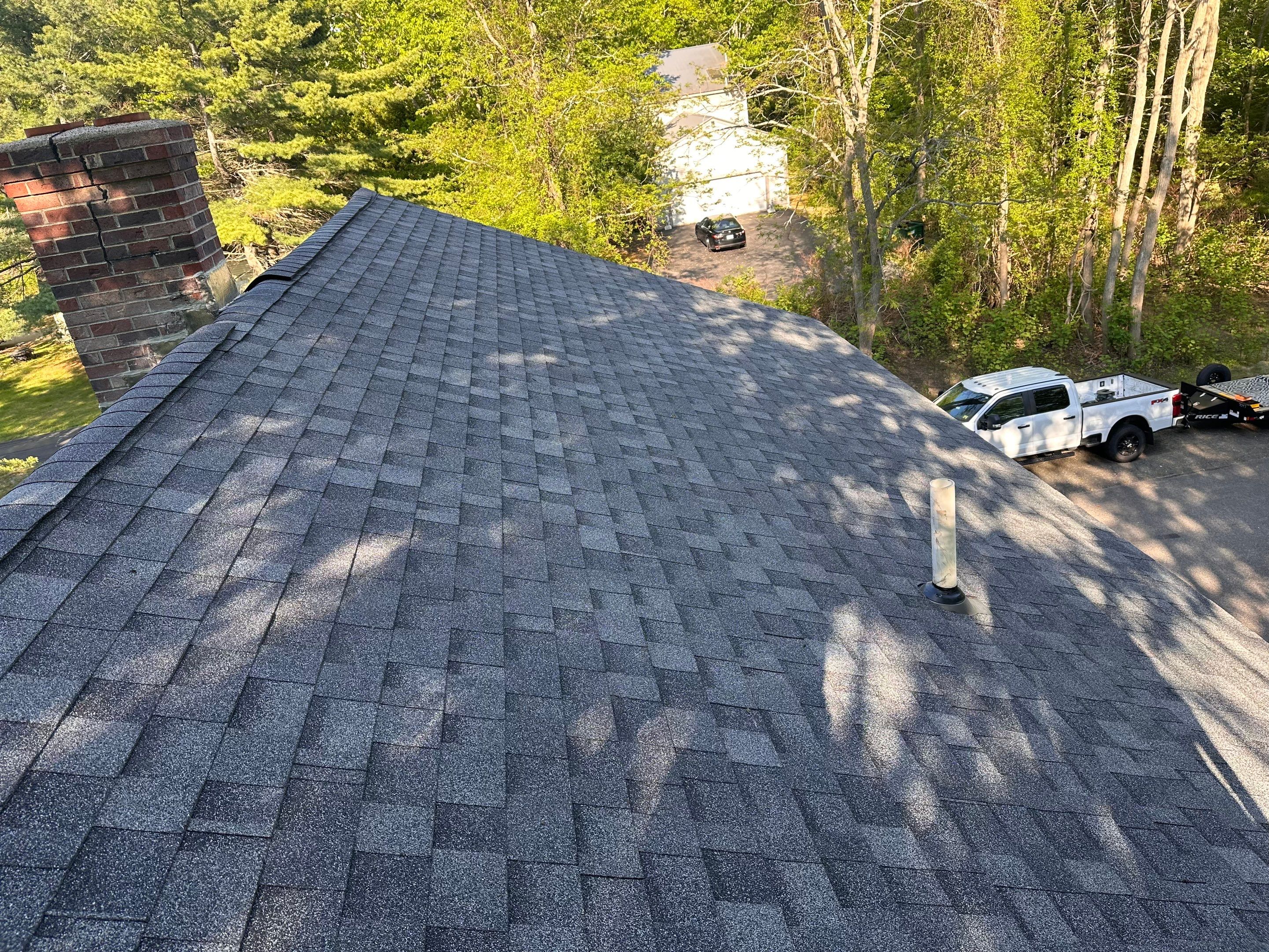 Complete Residential Roofing Installation and Chimney Reflash in Ogunquit by Tall pine roofing