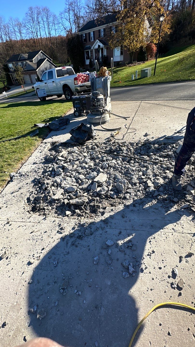 Twilight Driveway Project in Bridgeville by Floors in a Day, Inc