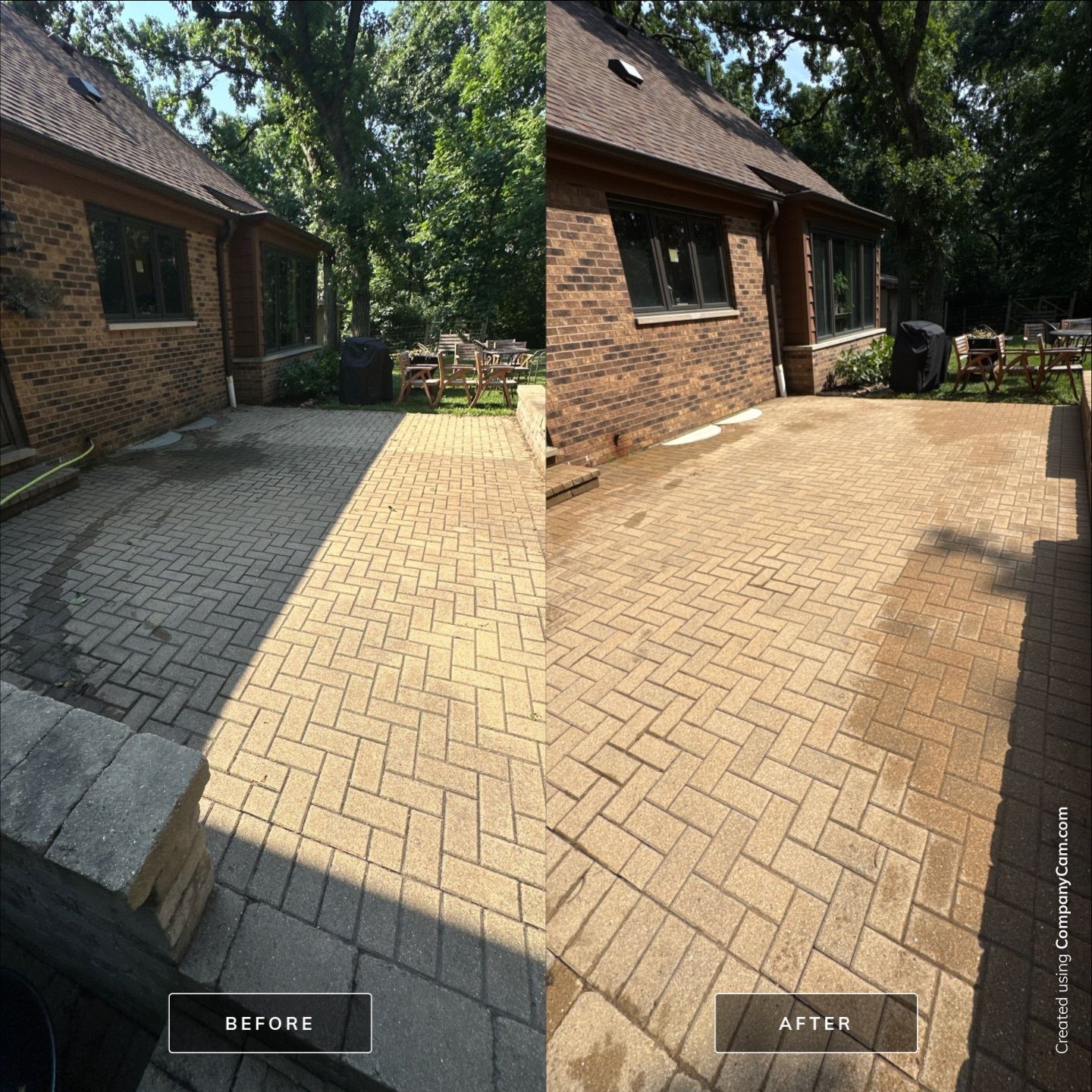 Project in Woodstock by Simmons Power & Soft Washing