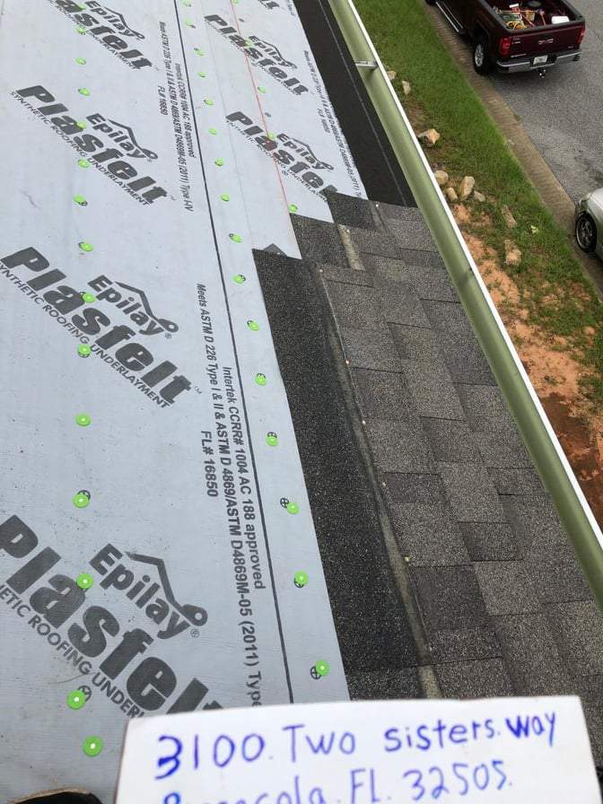 Residential Roofing Installation using IKO Shingles by Antoine Building Company