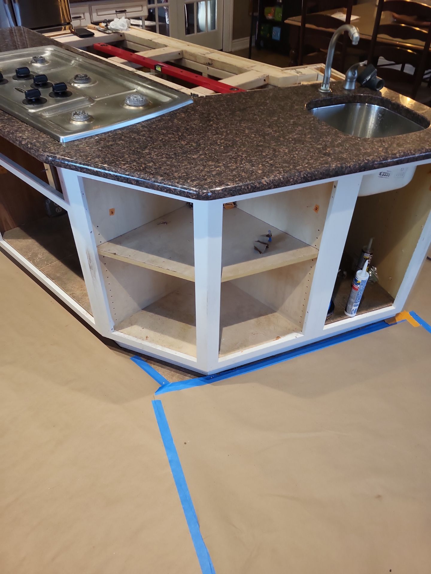 Custom Island Remodel by Spectrum Painting, LLC