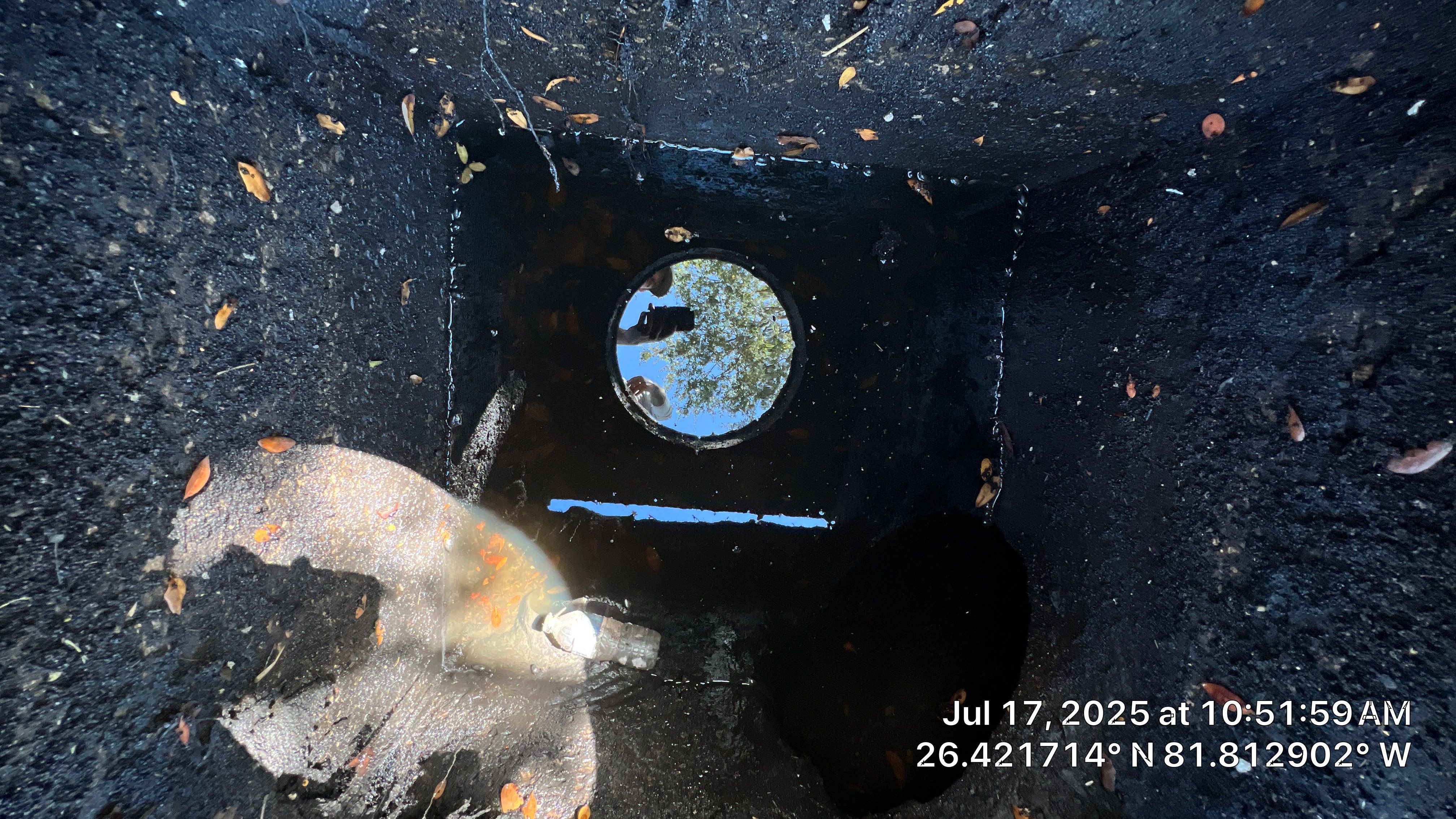 Catch Basin Cleaning with 1 Tom Plumber in Estero by APS Power & Water