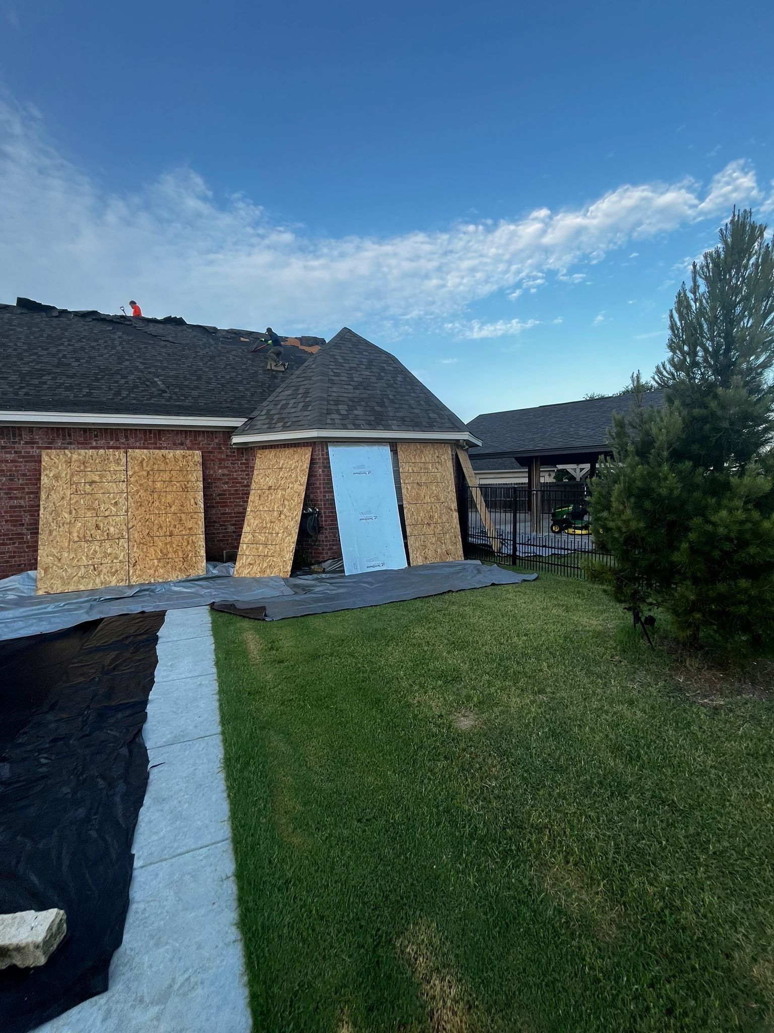 Project in Cleburne by Lonestar Roofing and Restoration LLC.