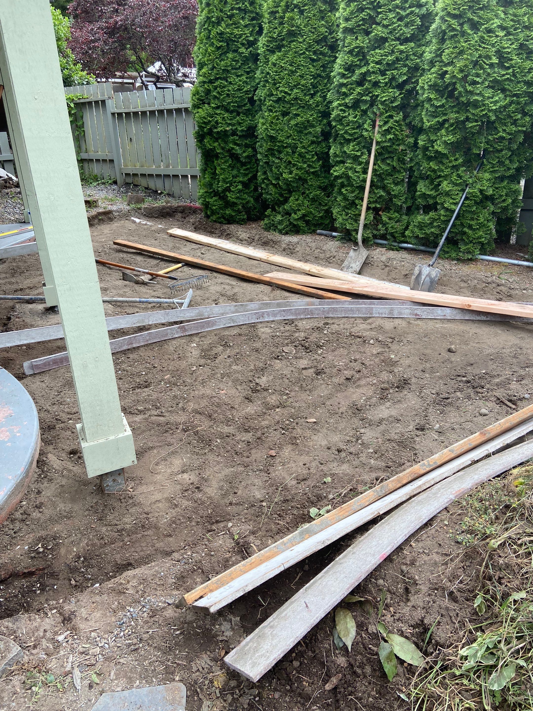 Ashley | Concrete Back Patio by Jireh Asphalt & Concrete Inc 