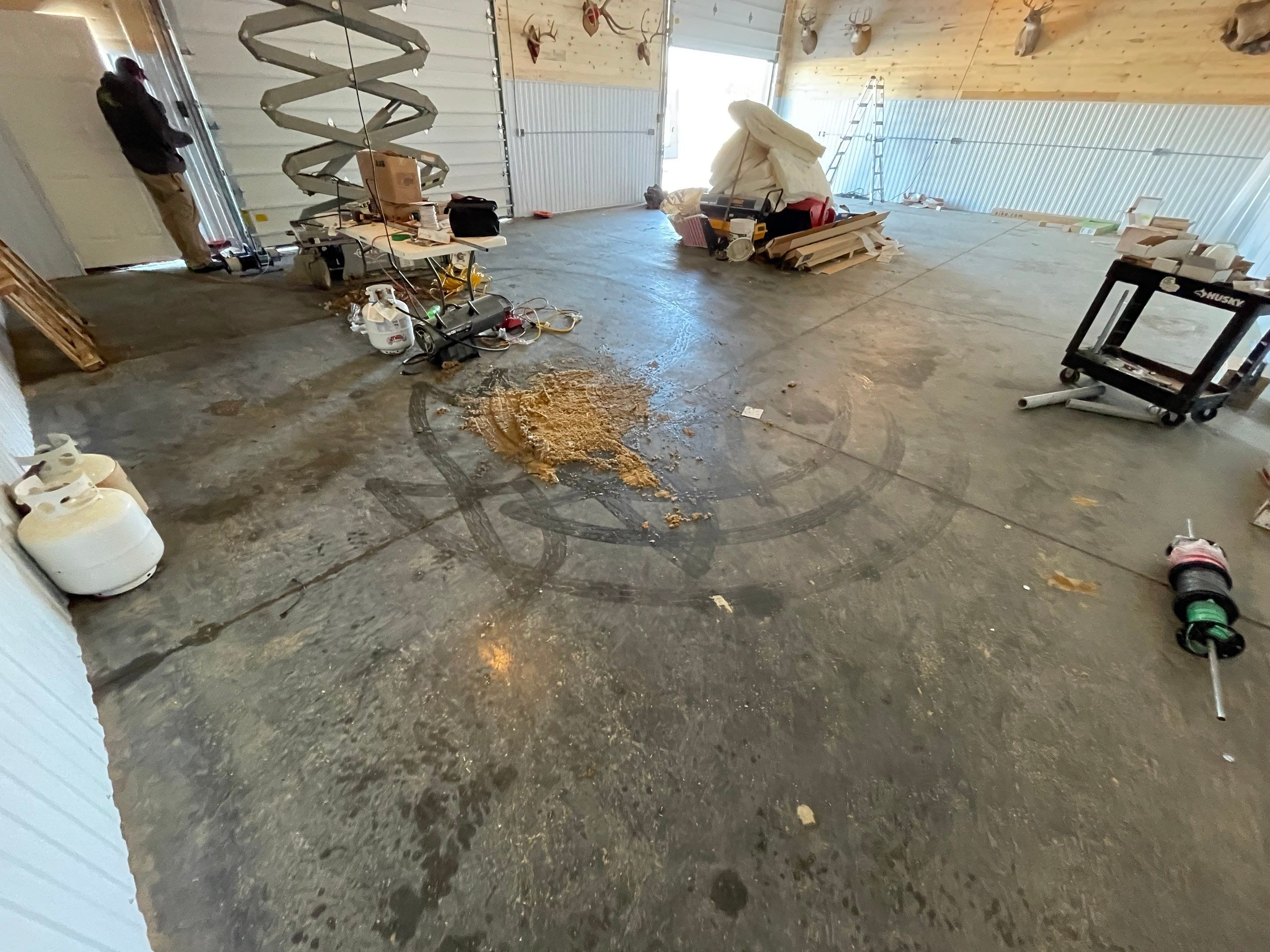 Garage using Pecan by Select Painting, Coatings & Garage Cabinets