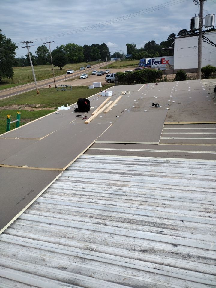 Office Building in Magnolia by Hostetler Roofing