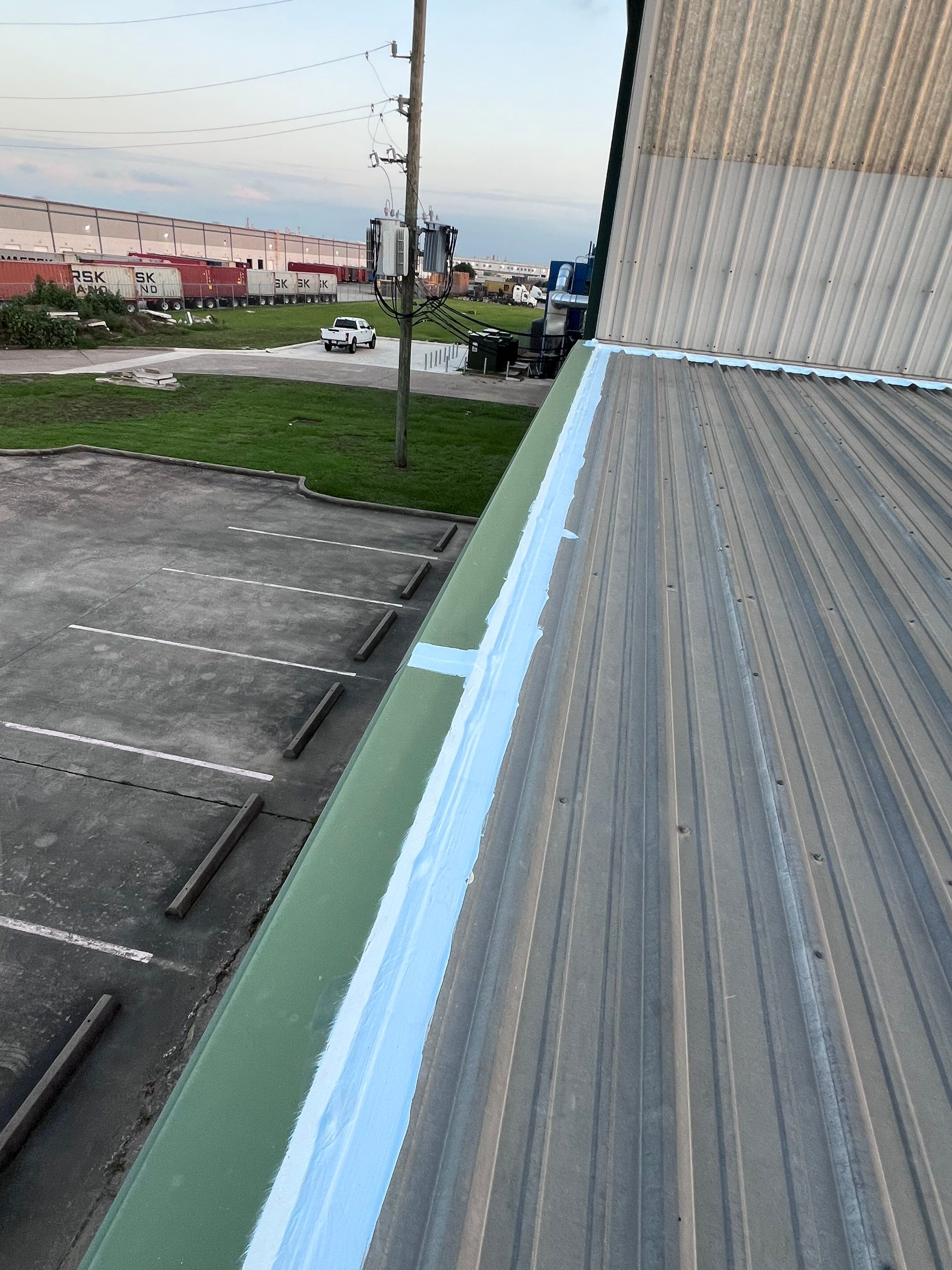 Hail Damage using Metal by Roof Repair Company