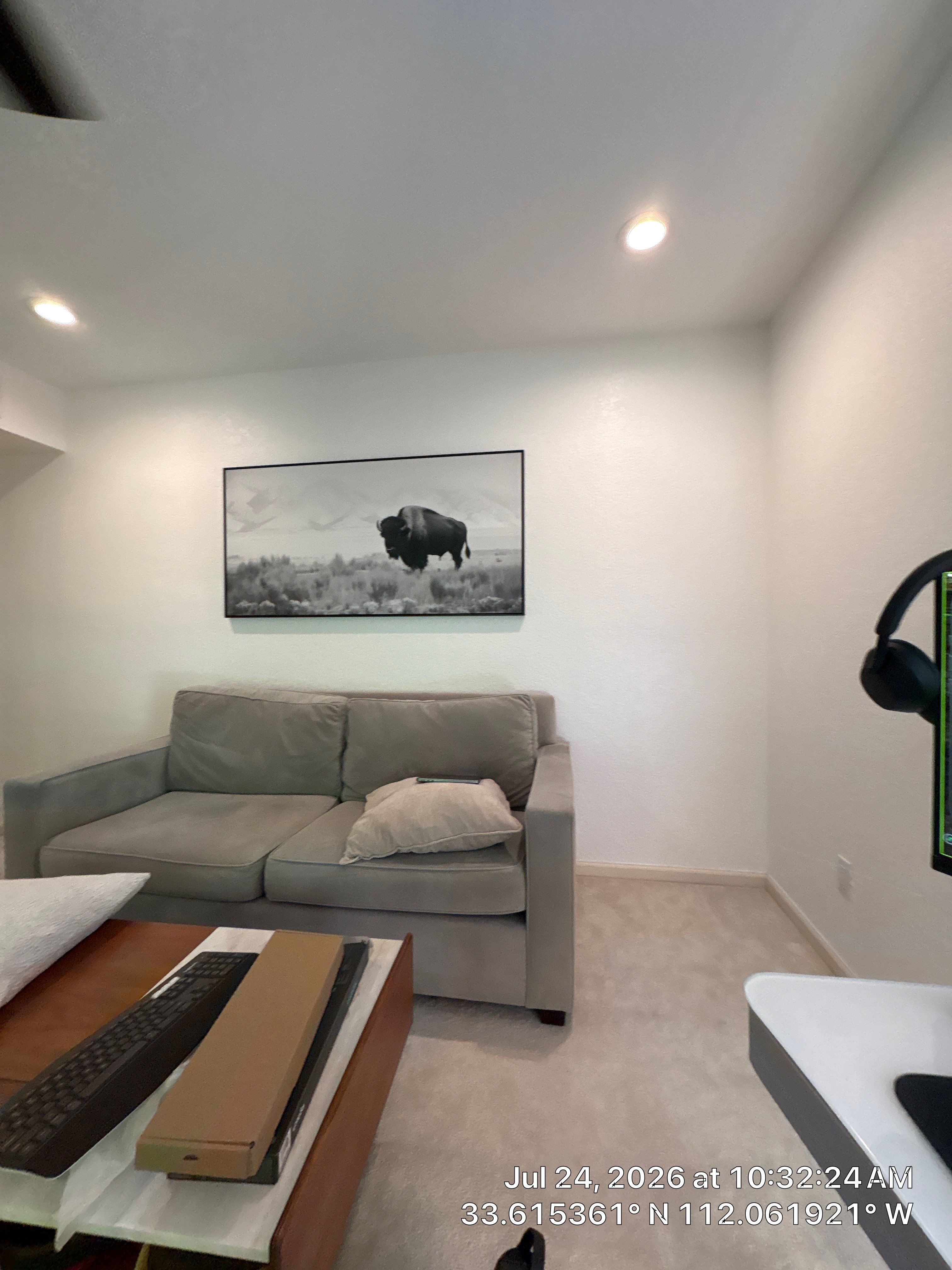 Multi-Screen Media Wall and Plantation Shutter Installation in Phoenix by CompanyCam Sales Demo