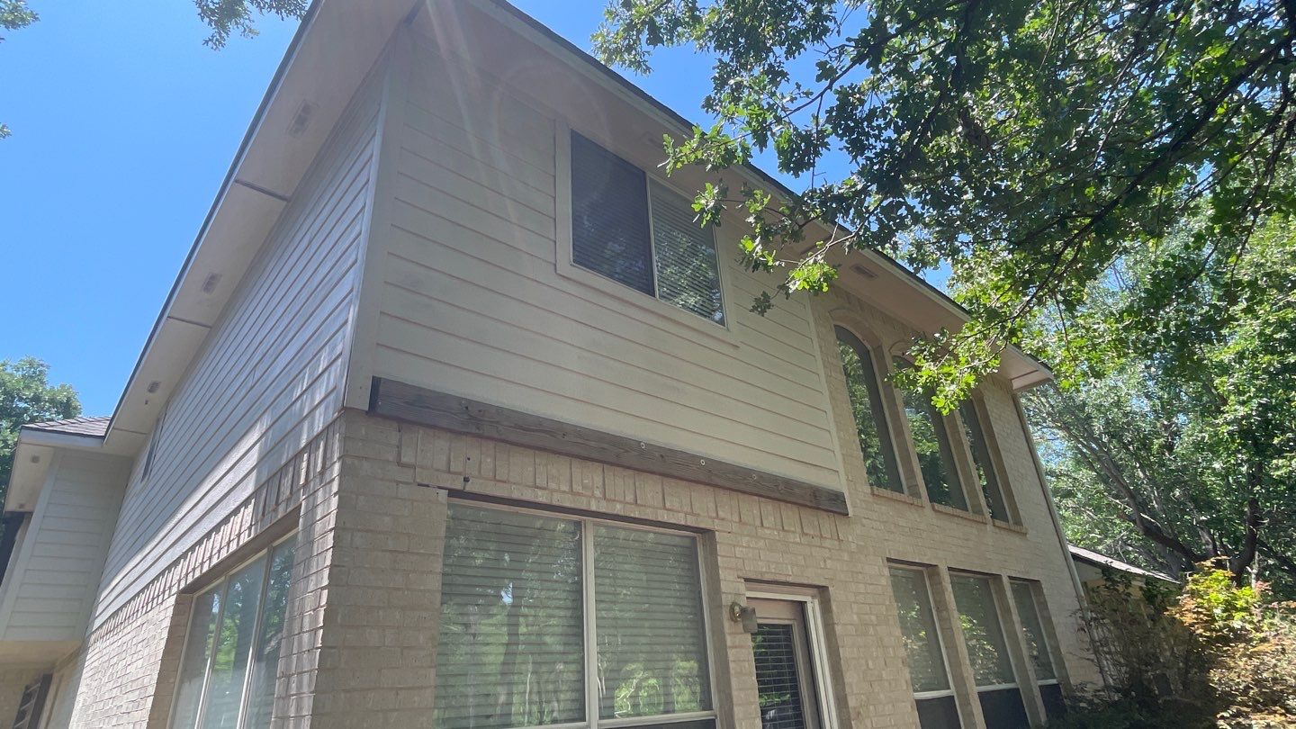 Full Exterior Remodel (Roofing, painting, Gutters) & Interior Damage Repair & Painting by First United Roofing & Construction