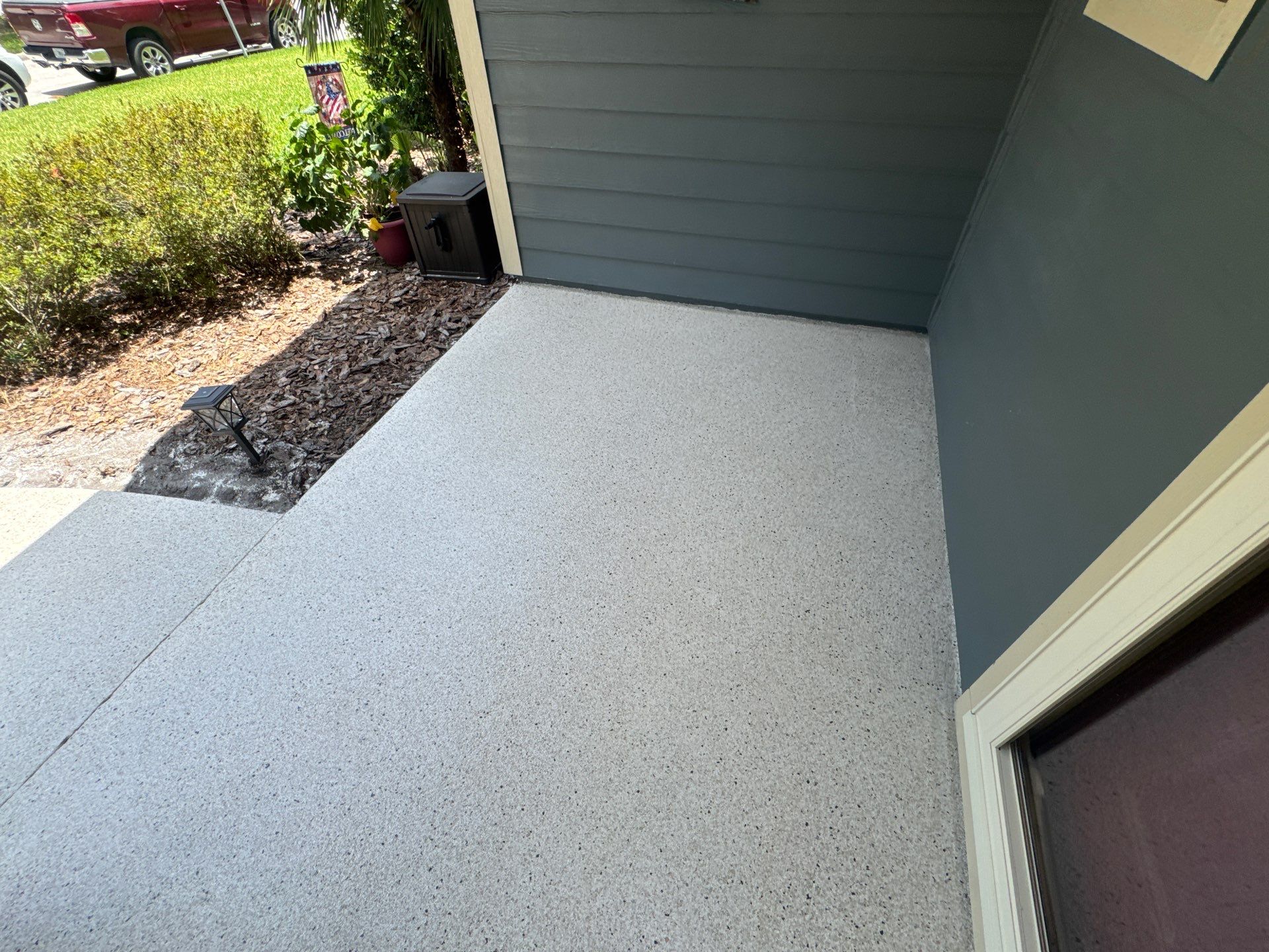 Porch and Carport Project in Gainesville, FL in Hybrid Plataeu by Cross Creek Concrete Coatings