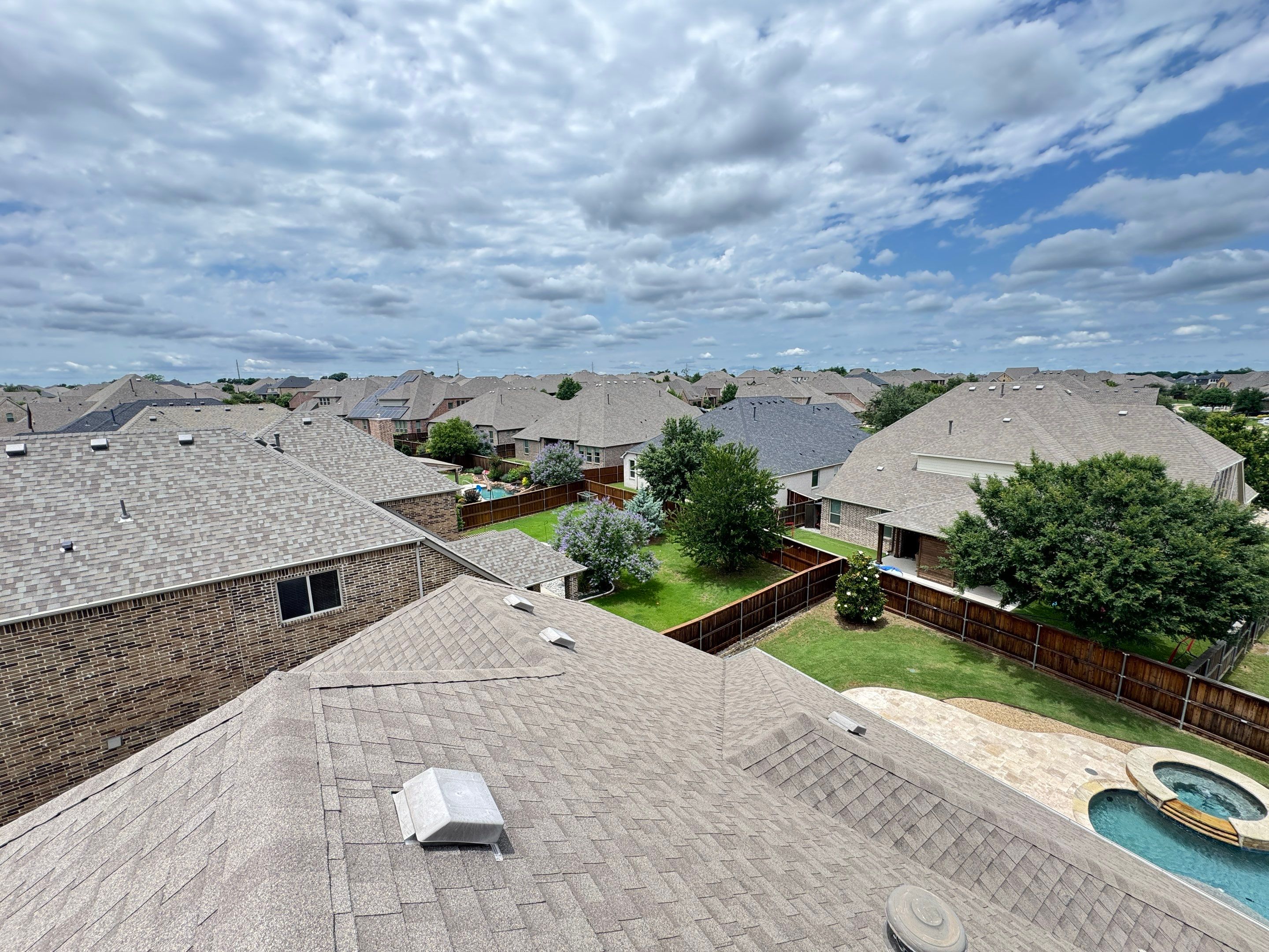 Inspection Wind damages and ceiling leaks McKinney, TX by NIMBUS GENERAL CONTRACTORS, LLC