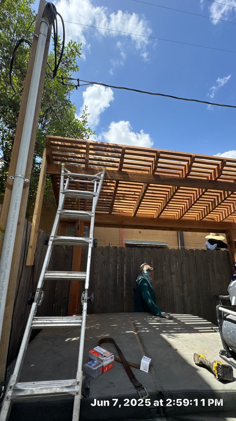 🌿 Kristy’s Backyard Privacy & Pergola Transformation by Texas Urban Elements